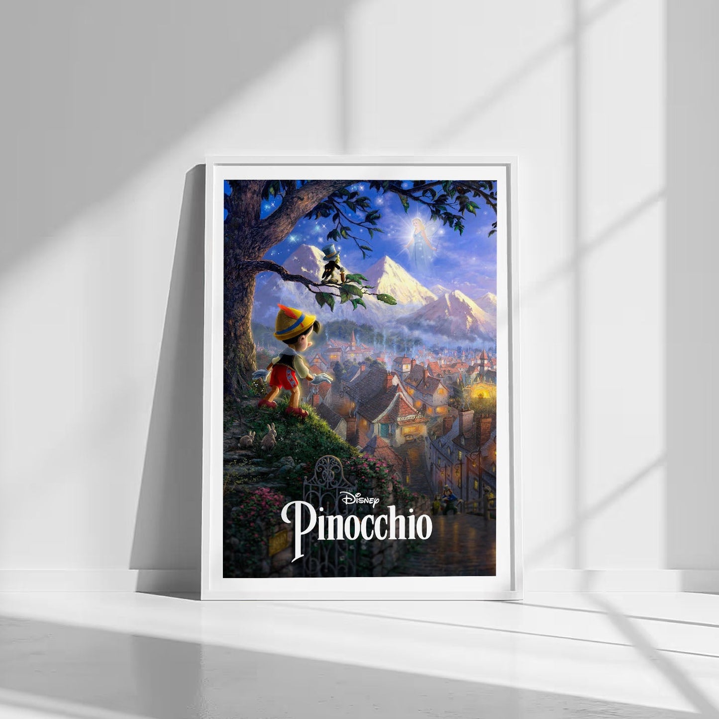 Flex Designs Poster Pinocchio Classic 8 x 10" Home Goods - Movie 1940 Movie Poster