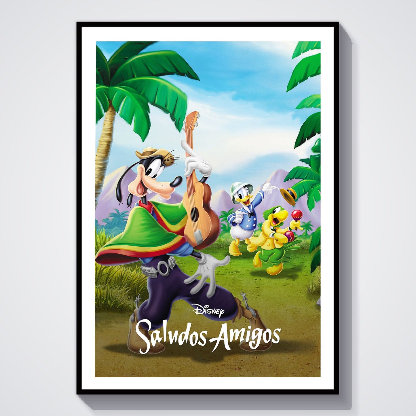 Flex Designs Poster Saludos Amigos Classic 8 x 10" Home Goods - Movie 1942 Movie Poster