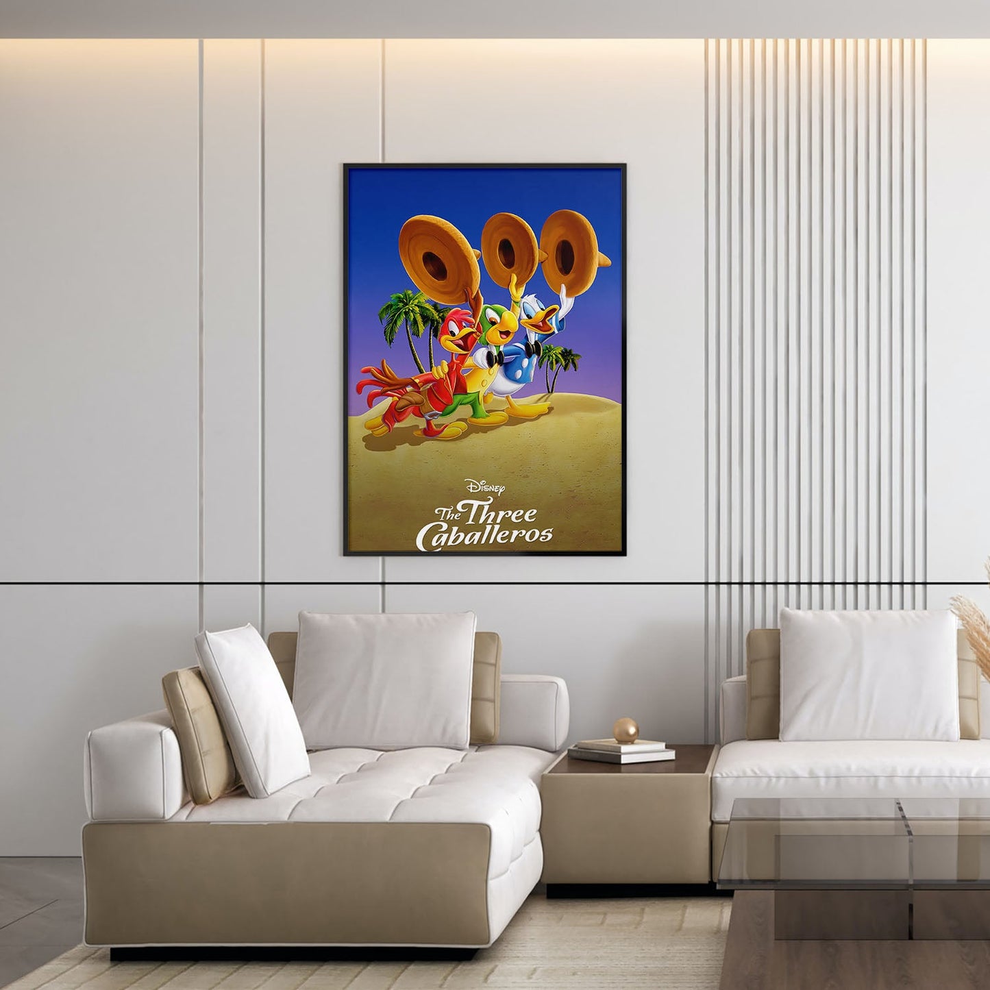 Flex Designs Poster The Three Caballeros Classic 5 x 7" Home Goods - Movie 1944 Movie Poster