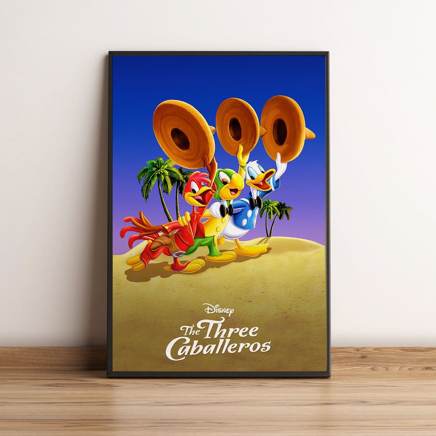 Flex Designs Poster The Three Caballeros Classic 5 x 7" Home Goods - Movie 1944 Movie Poster