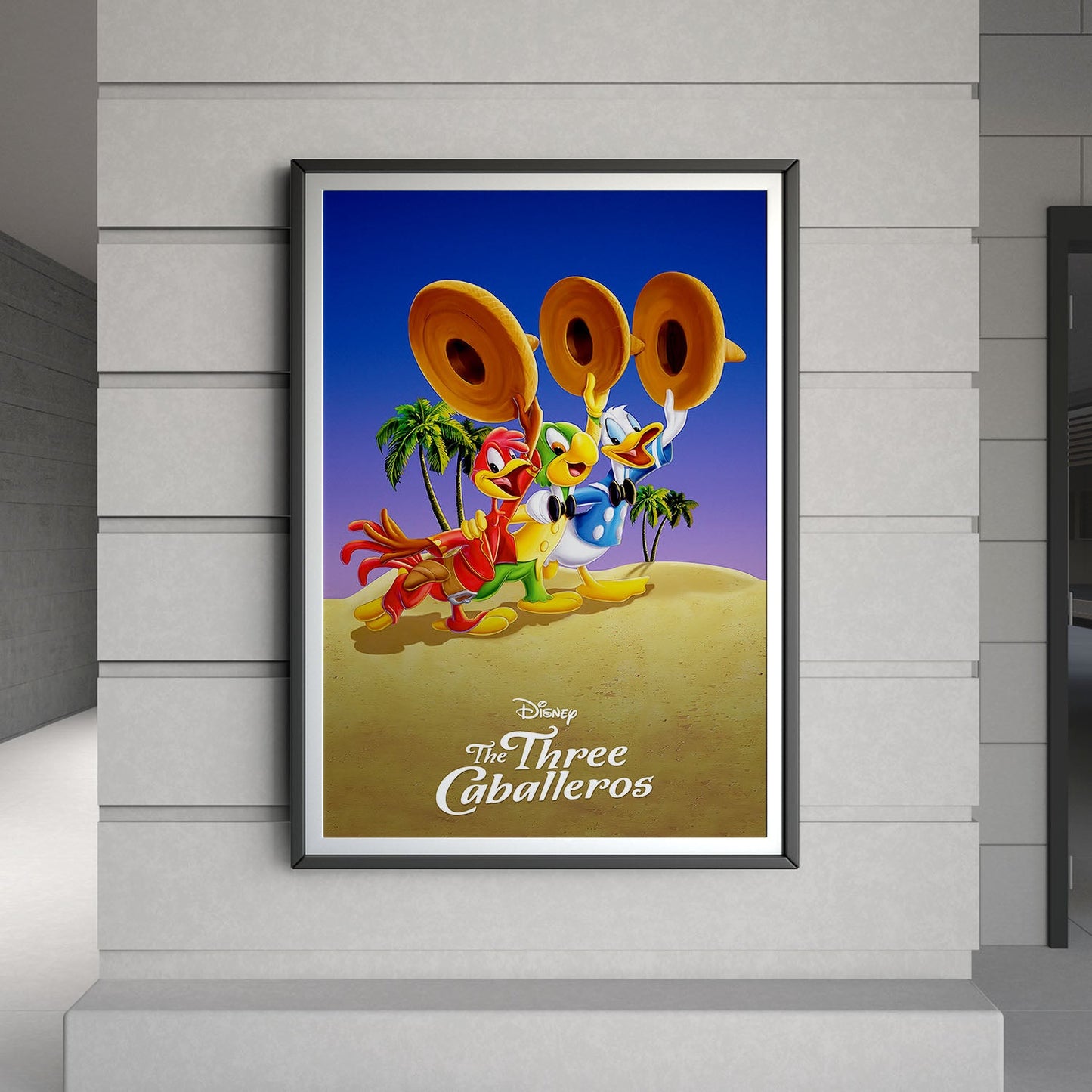 Flex Designs Poster The Three Caballeros Classic 8 x 10" Home Goods - Movie 1944 Movie Poster