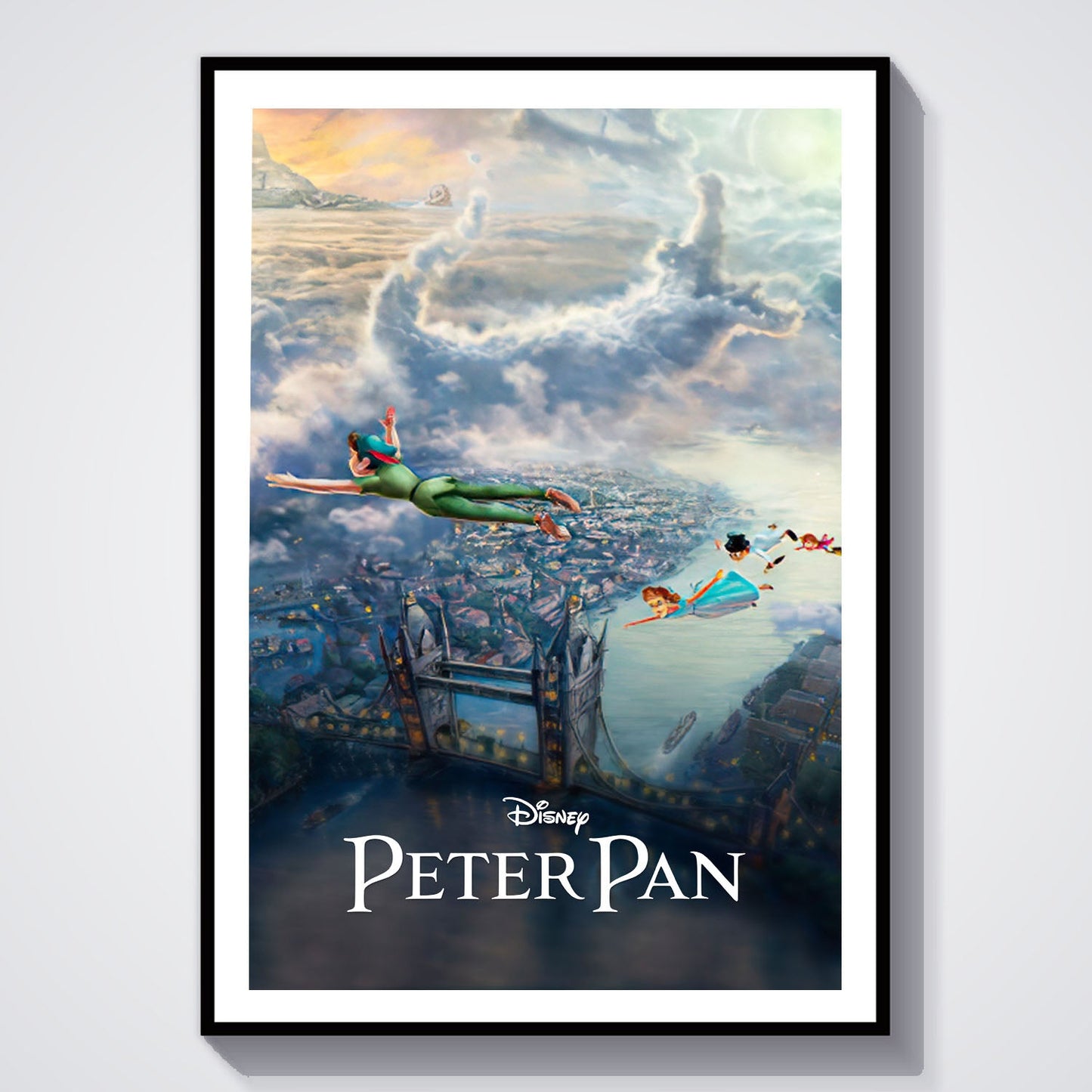 Flex Designs Poster Peter Pan Classic 8 x 10" Home Goods - Movie 1953 Movie Poster