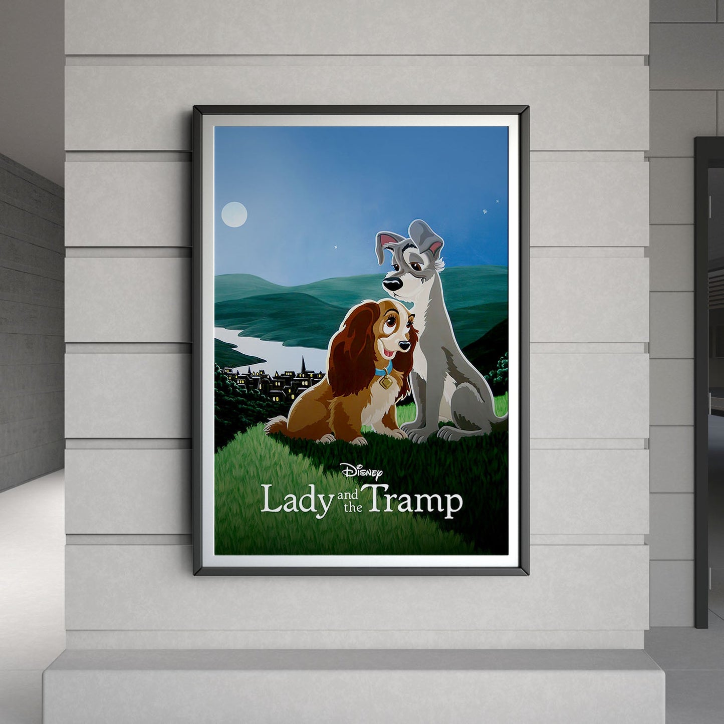 Flex Designs Poster Lady and the Tramp Classic 8 x 10" Home Goods - Movie 1955 Movie Poster