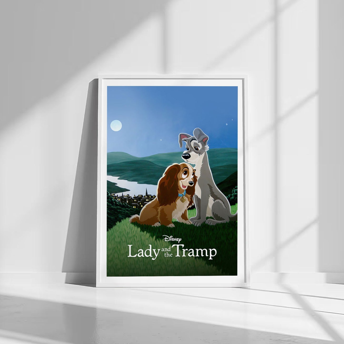 Flex Designs Poster Lady and the Tramp Classic 8 x 10" Home Goods - Movie 1955 Movie Poster