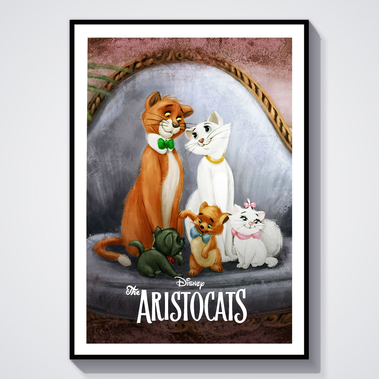 Flex Designs Poster The Aristocats Classic 8 x 10" Home Goods - Movie 1970 Movie Poster