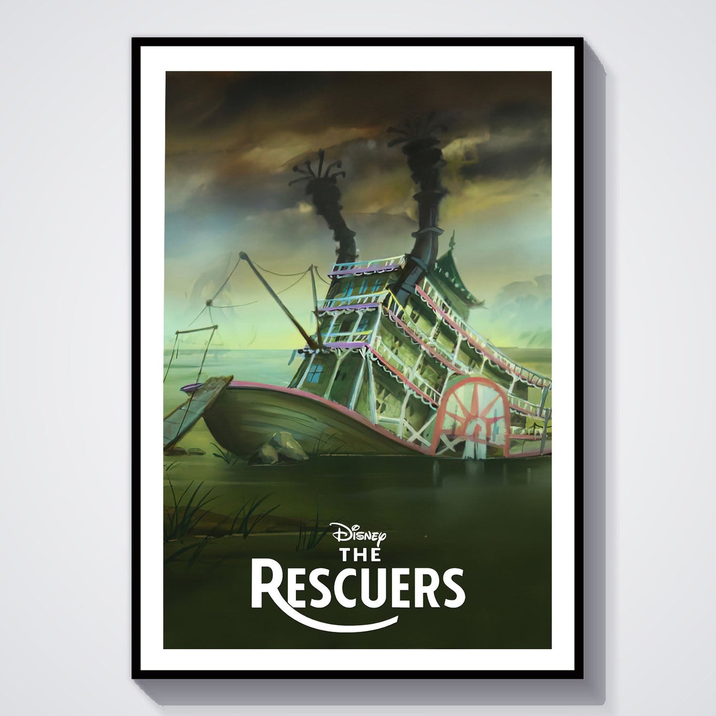 Flex Designs Poster The Rescuers Classic 8 x 10" Home Goods - Movie 1977 Movie Poster
