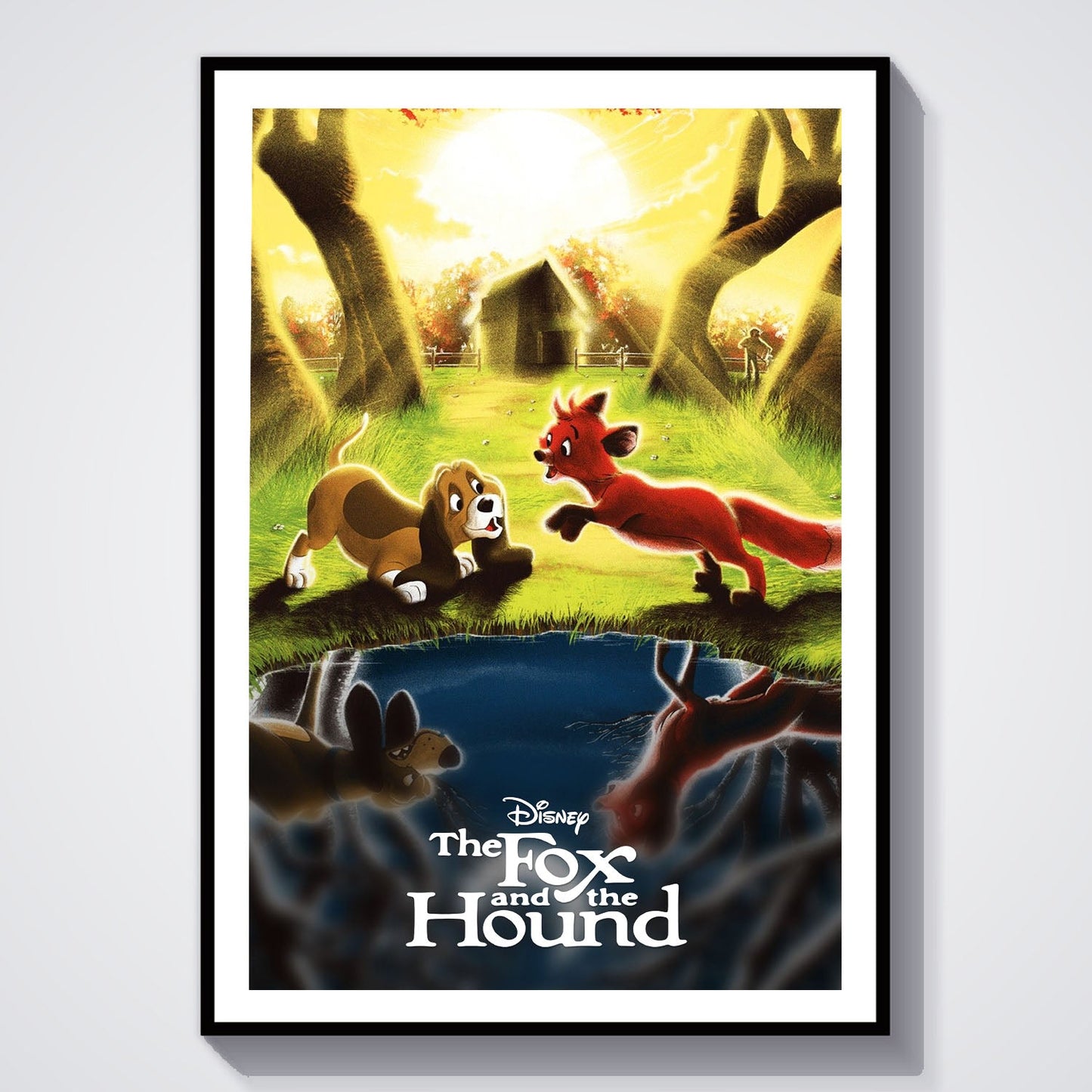 Flex Designs Poster The Fox and the Hound Classic 8 x 10" Home Goods - Movie 1981 Movie Poster
