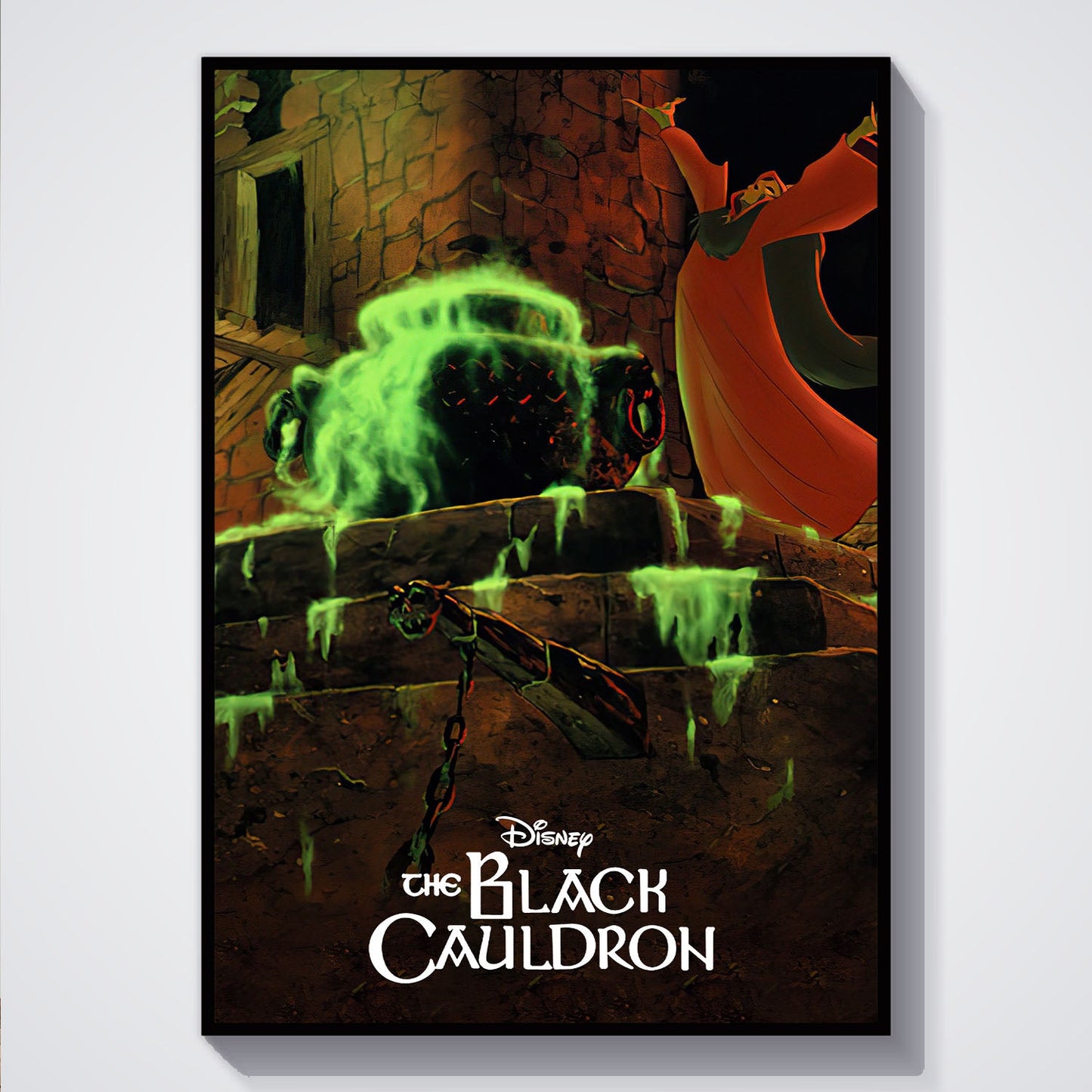 Flex Designs Poster The Black Cauldron Classic 5 x 7" Home Goods - Movie 1985 Movie Poster