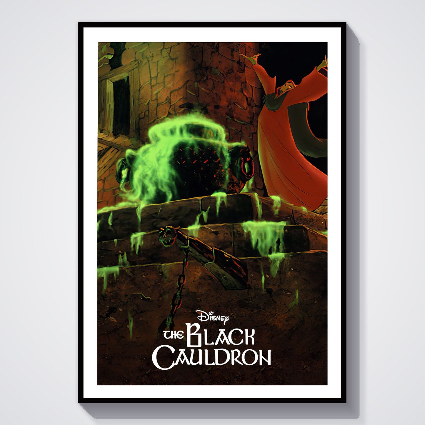 Flex Designs Poster The Black Cauldron Classic 8 x 10" Home Goods - Movie 1985 Movie Poster