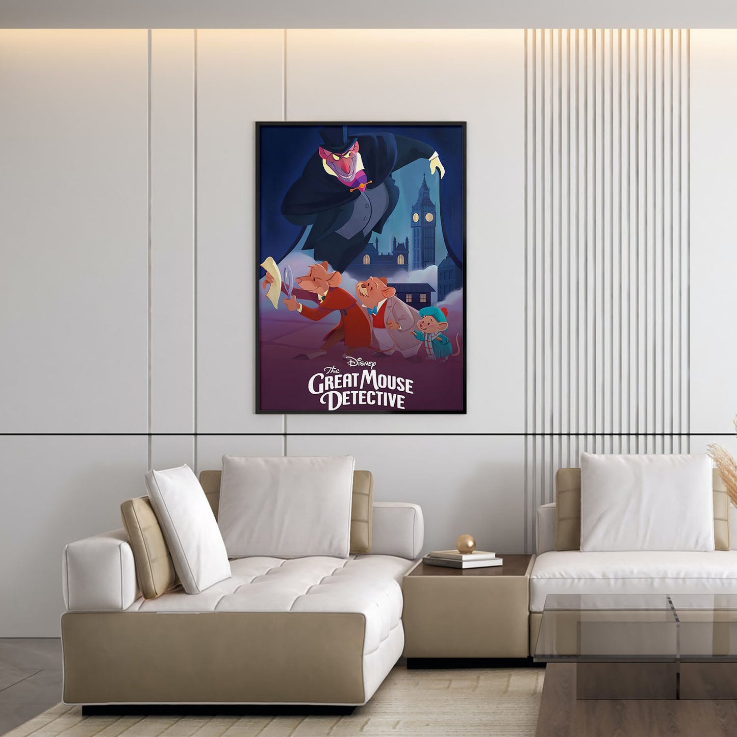 Flex Designs Poster The Great Mouse Detective Classic 5 x 7" Home Goods - Movie 1986 Movie Poster