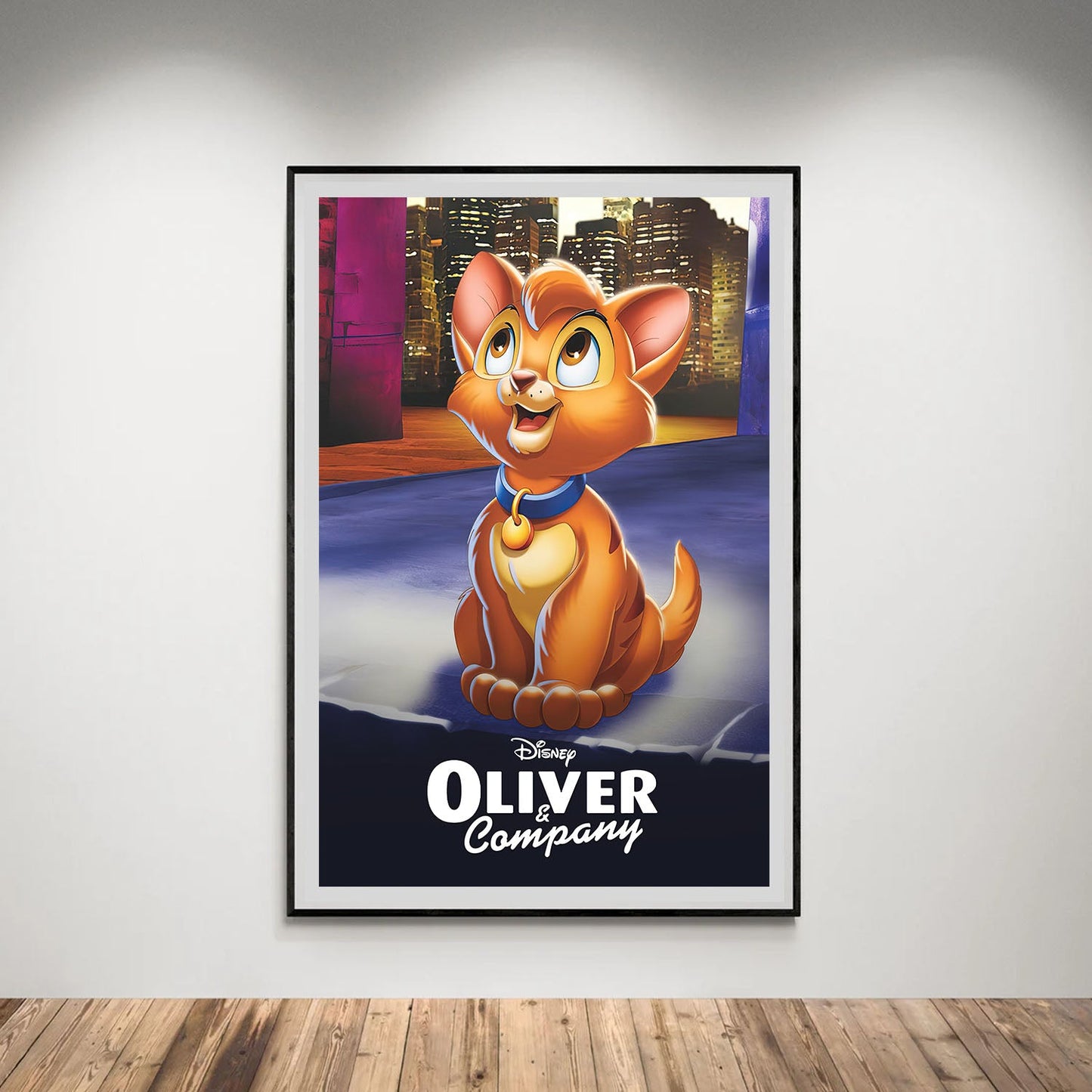 Flex Designs Poster Oliver Company Classic 5 x 7" Home Goods - Movie 1988 Movie Poster