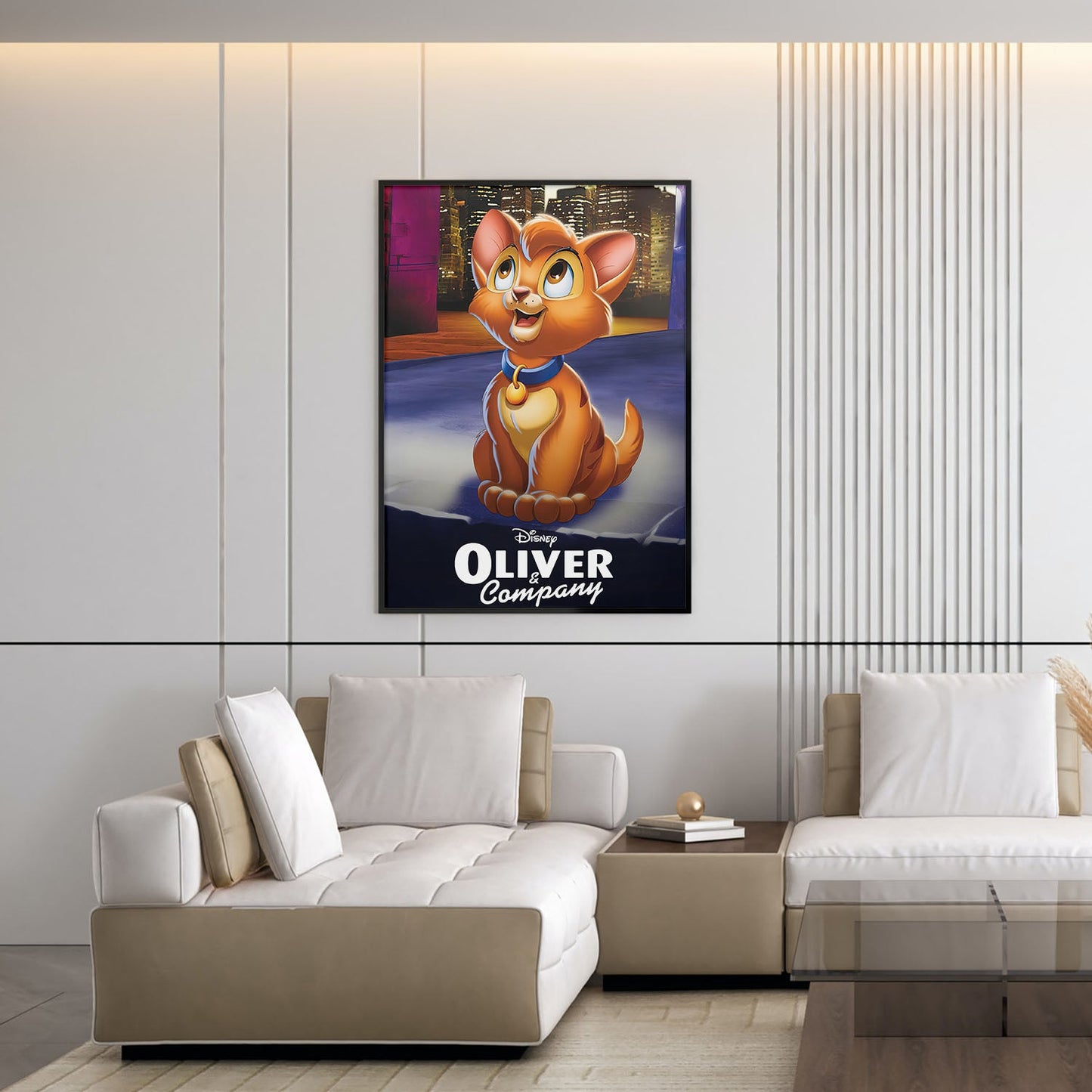 Flex Designs Poster Oliver Company Classic 5 x 7" Home Goods - Movie 1988 Movie Poster