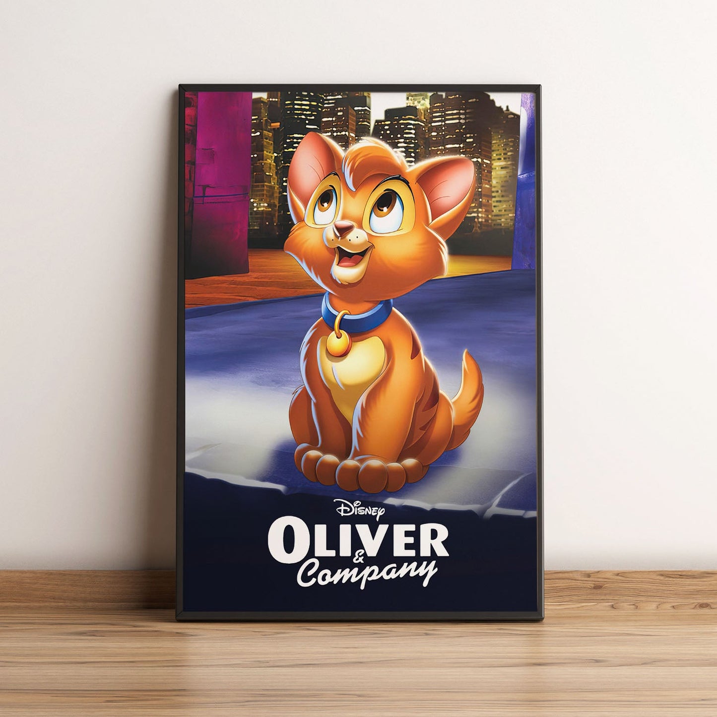 Flex Designs Poster Oliver Company Classic 5 x 7" Home Goods - Movie 1988 Movie Poster
