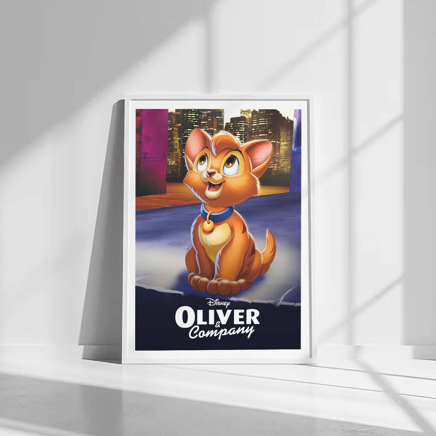 Flex Designs Poster Oliver Company Classic 8 x 10" Home Goods - Movie 1988 Movie Poster