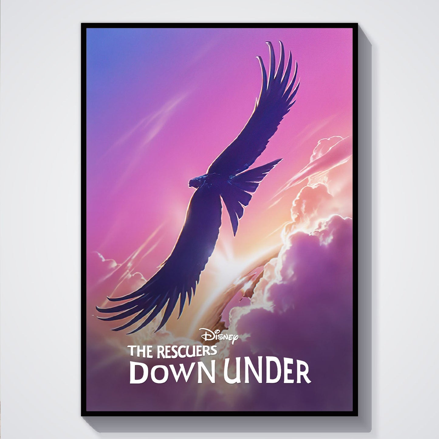 Flex Designs Poster The Rescuers Down Under Classic 5 x 7" Home Goods - Movie 1990 Movie Poster