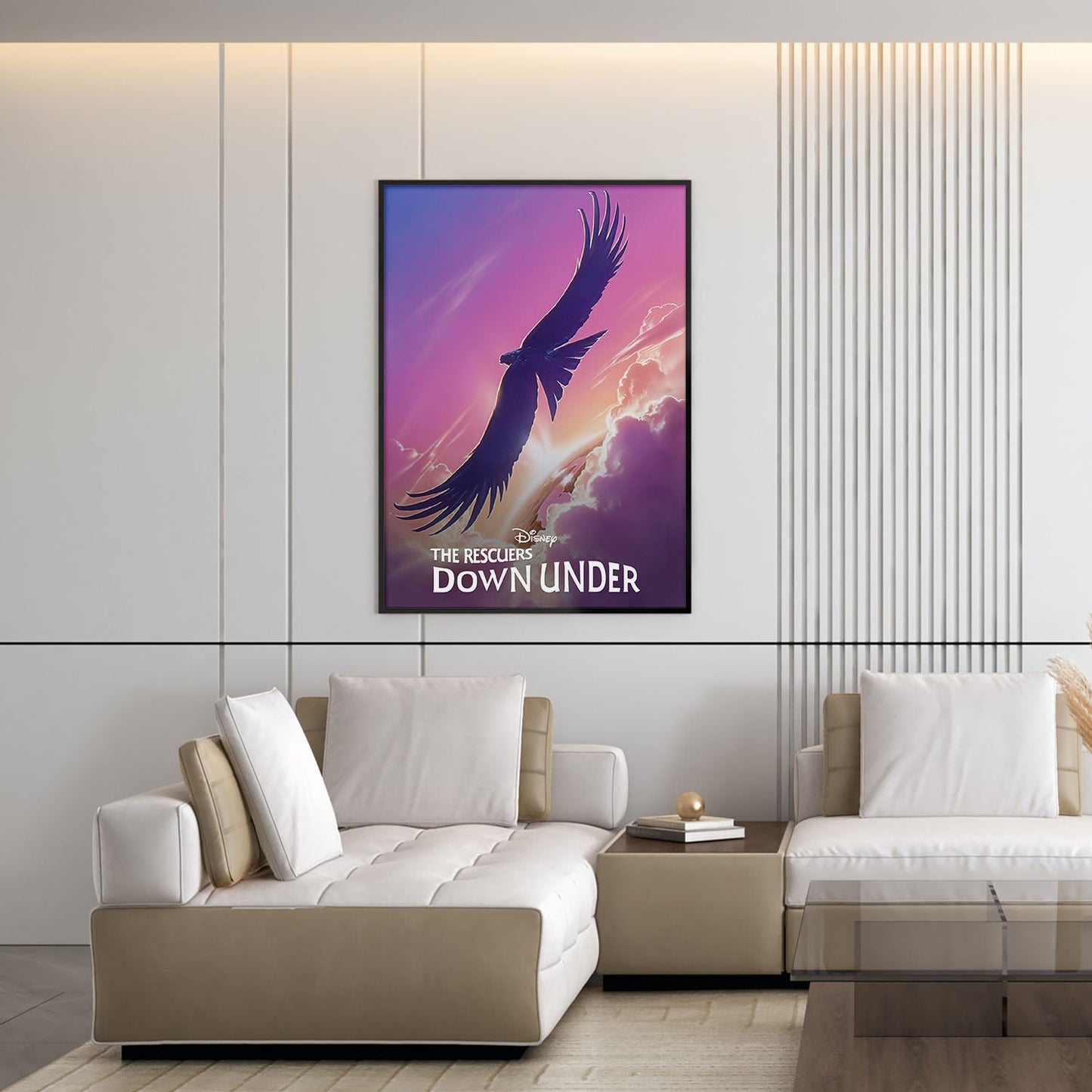 Flex Designs Poster The Rescuers Down Under Classic 5 x 7" Home Goods - Movie 1990 Movie Poster