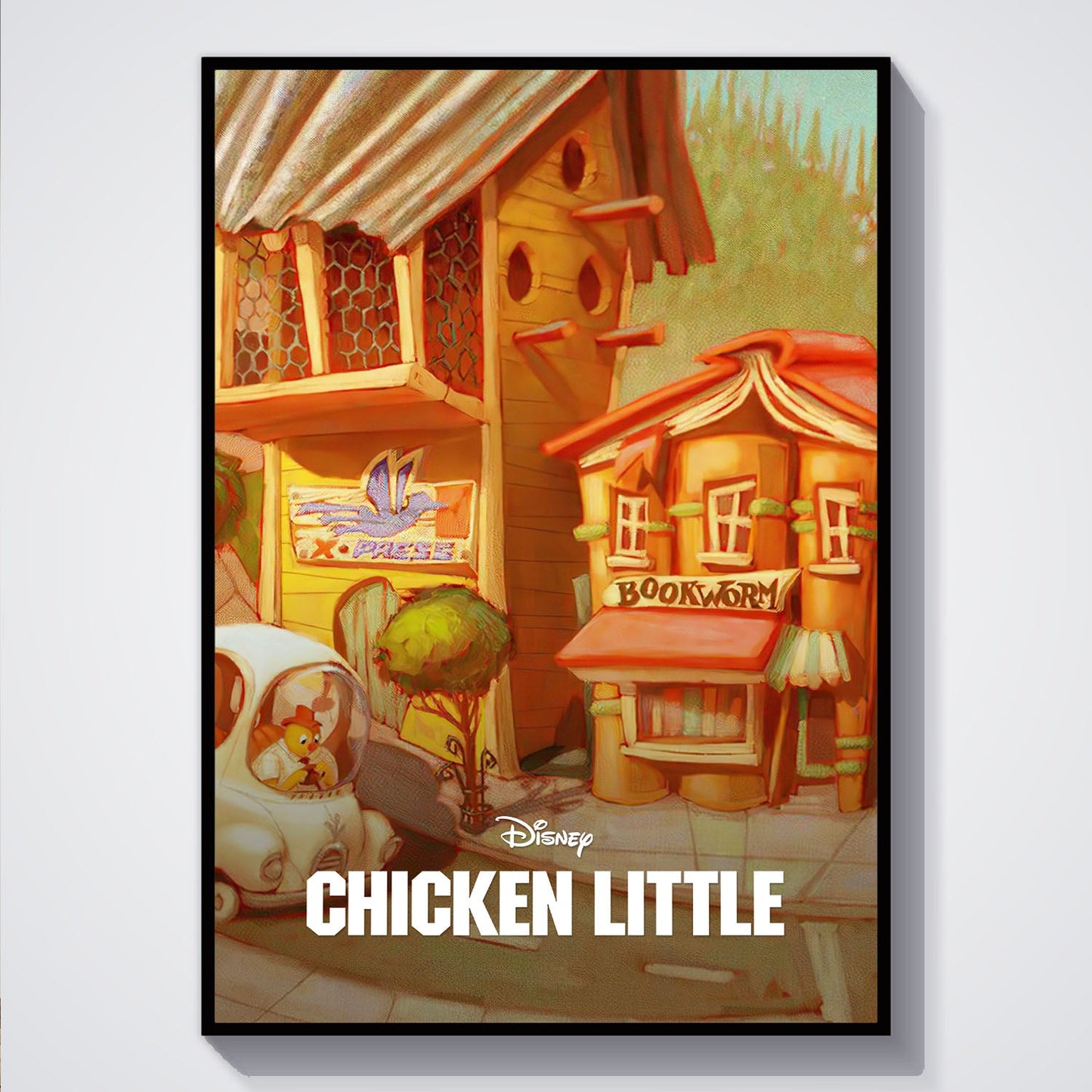 Flex Designs Poster Chicken Little Classic 5 x 7" Home Goods - Movie 2005 Movie Poster