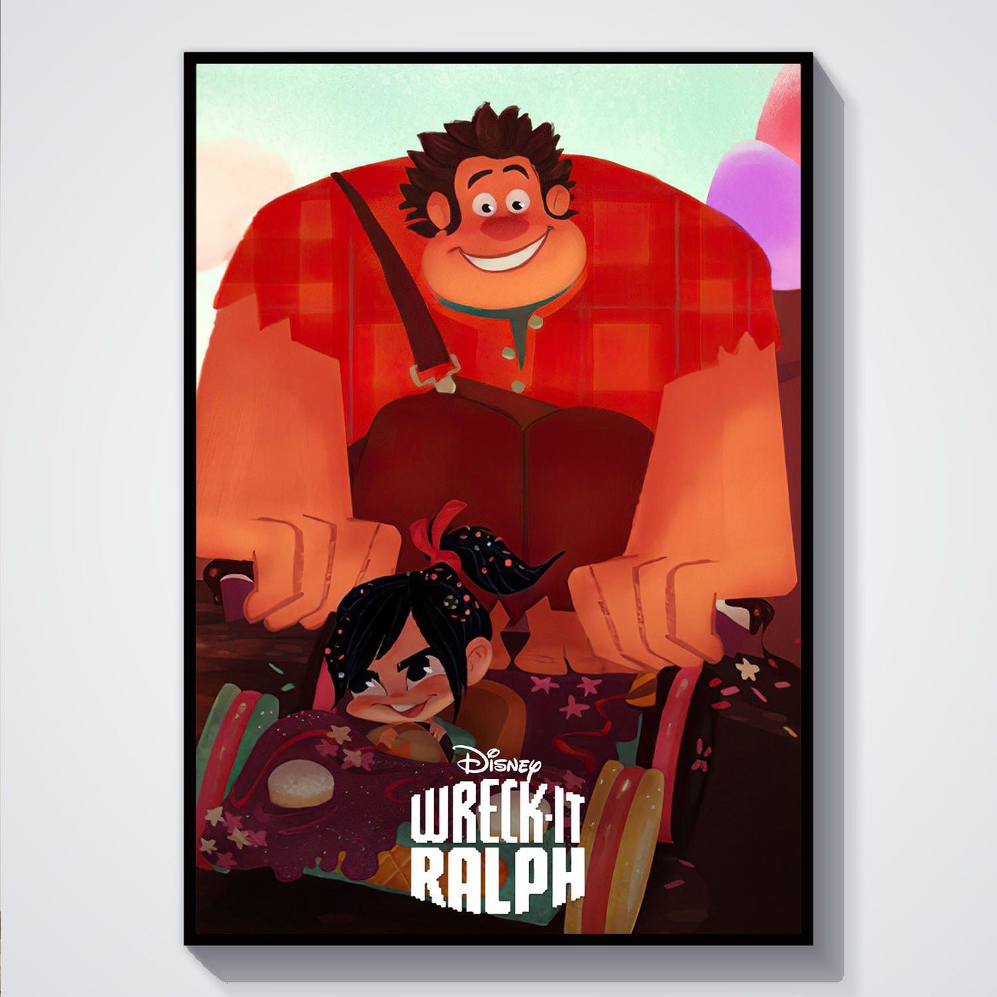 Flex Designs Poster Wreck-It Ralph Classic 5 x 7" Home Goods - Movie 2012 Movie Poster