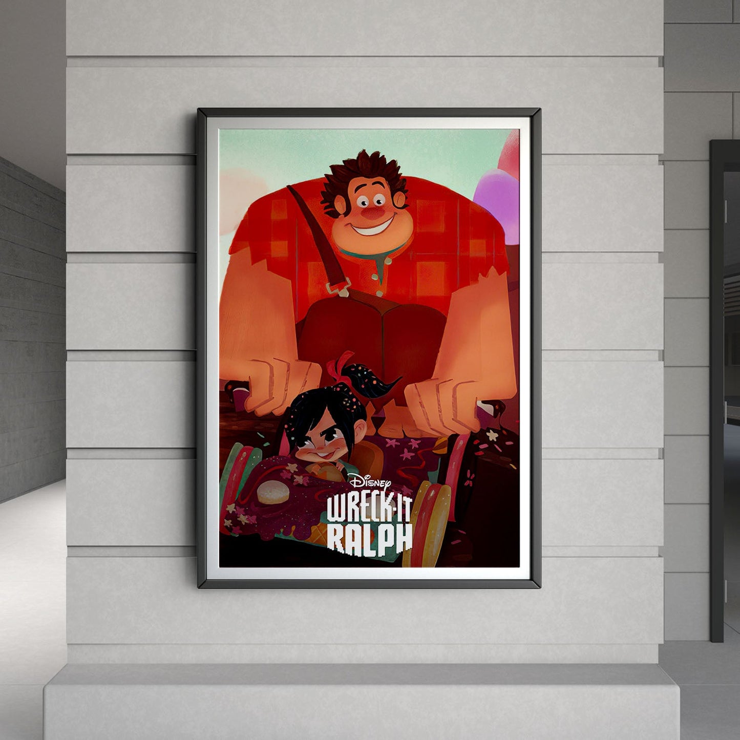 Flex Designs Poster Wreck-It Ralph Classic 8 x 10" Home Goods - Movie 2012 Movie Poster
