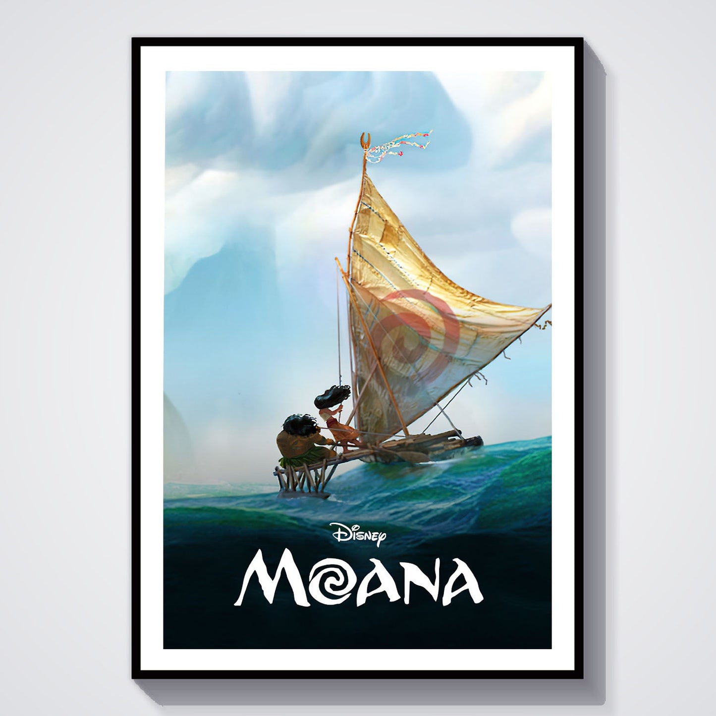 Flex Designs Poster Moana Classic 8 x 10" Home Goods - Movie 2016 Movie Poster