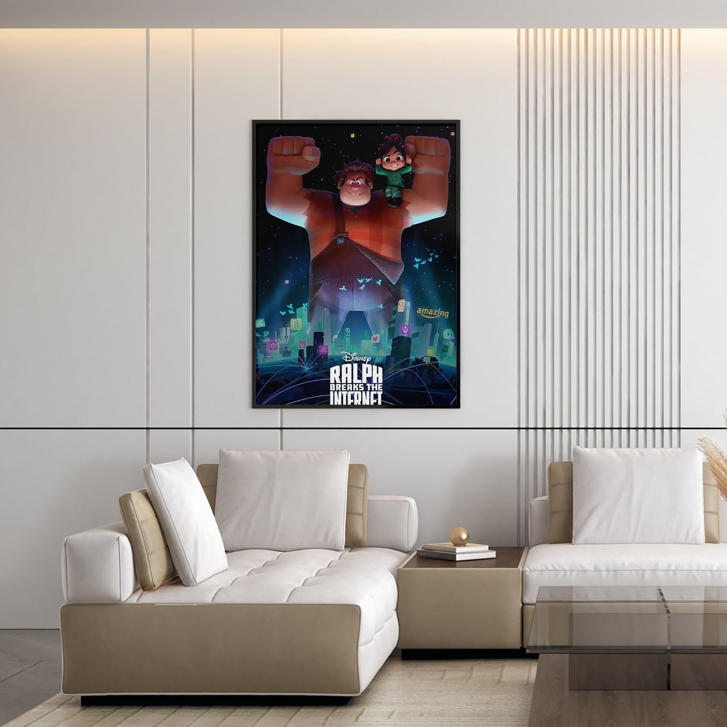 Flex Designs Poster Ralph Breaks the Internet Classic 5 x 7" Home Goods - Movie 2018 Movie Poster
