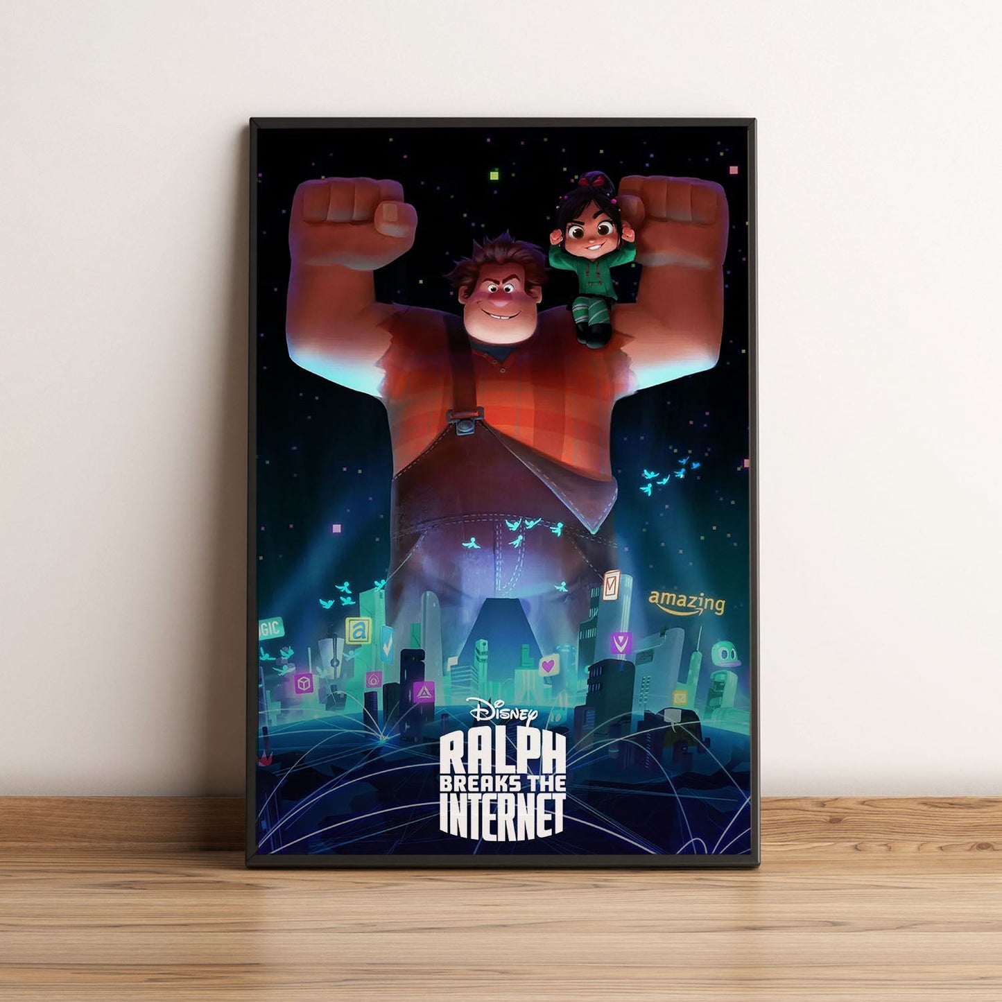 Flex Designs Poster Ralph Breaks the Internet Classic 5 x 7" Home Goods - Movie 2018 Movie Poster