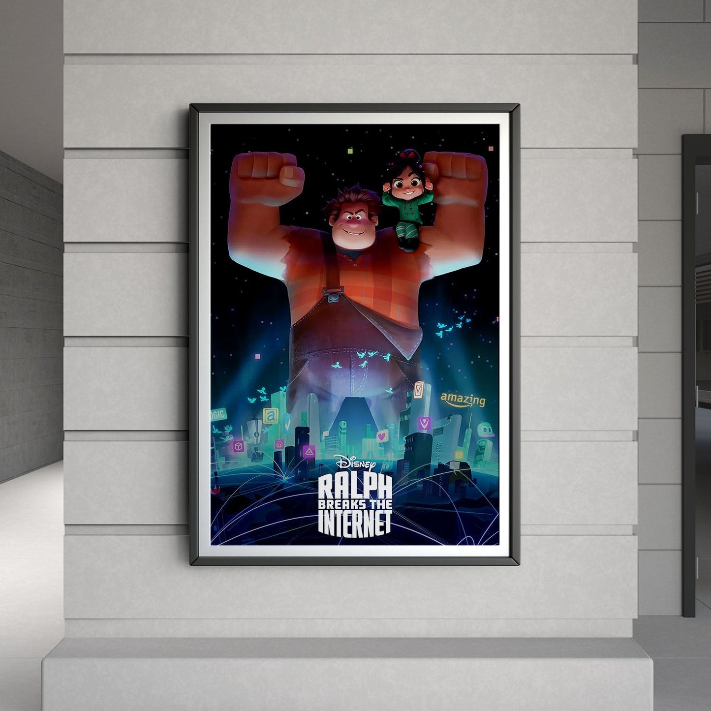 Flex Designs Poster Ralph Breaks the Internet Classic 8 x 10" Home Goods - Movie 2018 Movie Poster