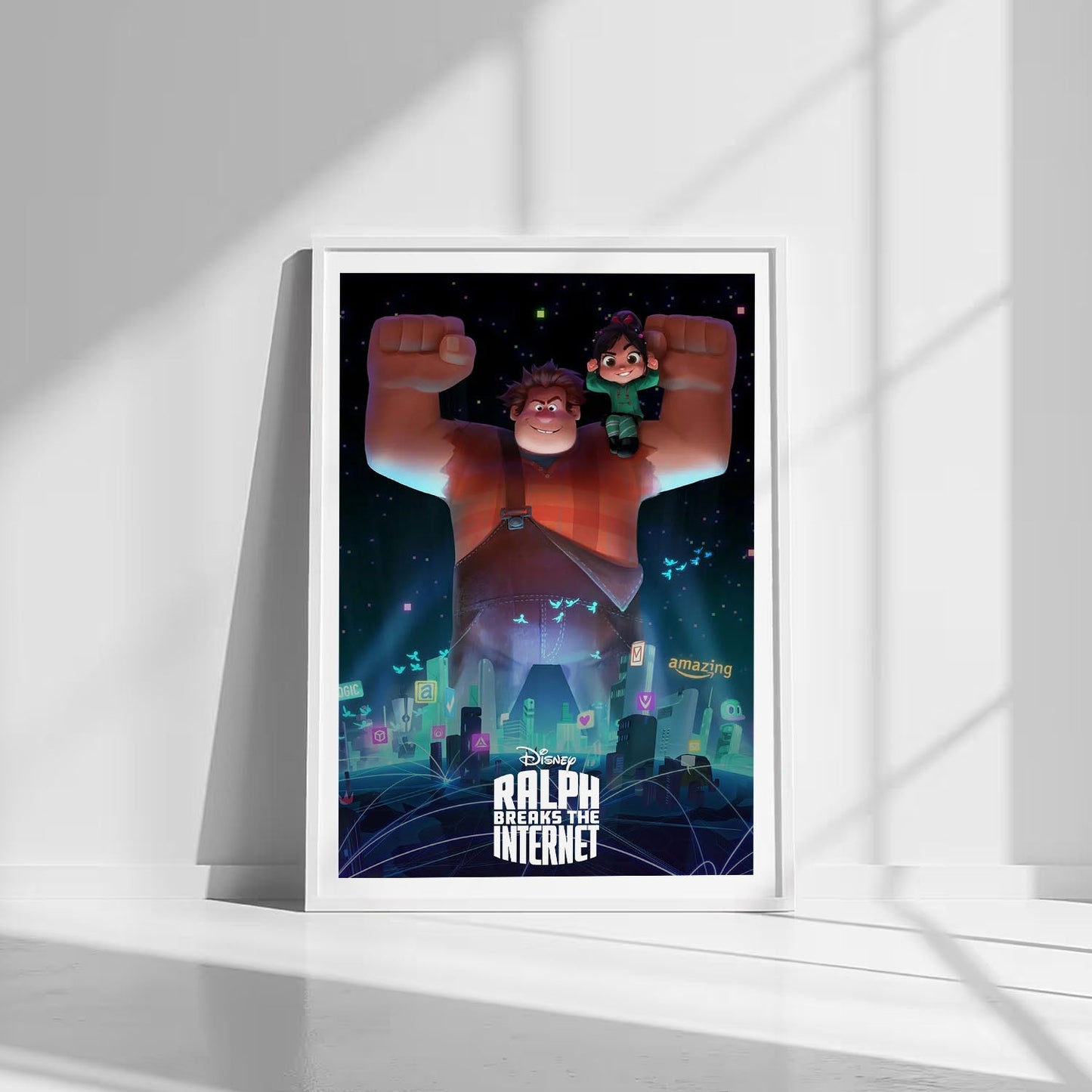 Flex Designs Poster Ralph Breaks the Internet Classic 8 x 10" Home Goods - Movie 2018 Movie Poster