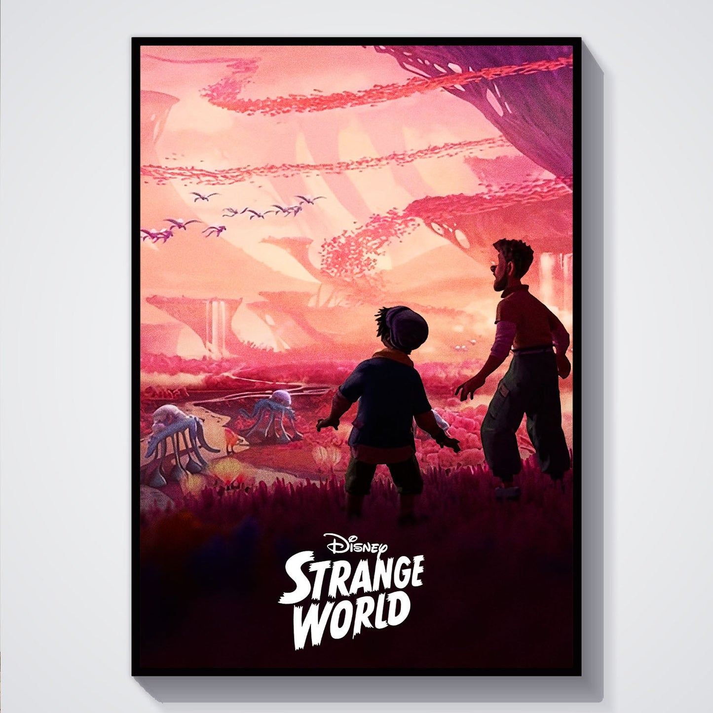 Flex Designs Poster Strange World Classic 5 x 7" Home Goods - Movie 2022 Movie Poster