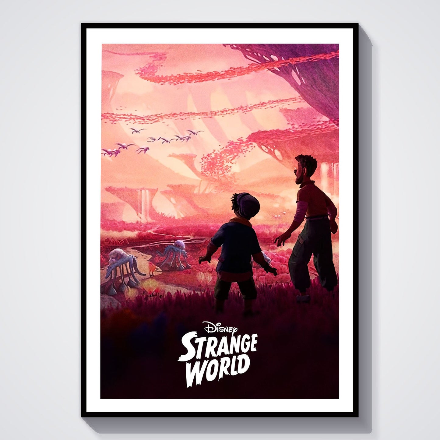 Flex Designs Poster Strange World Classic 8 x 10" Home Goods - Movie 2022 Movie Poster