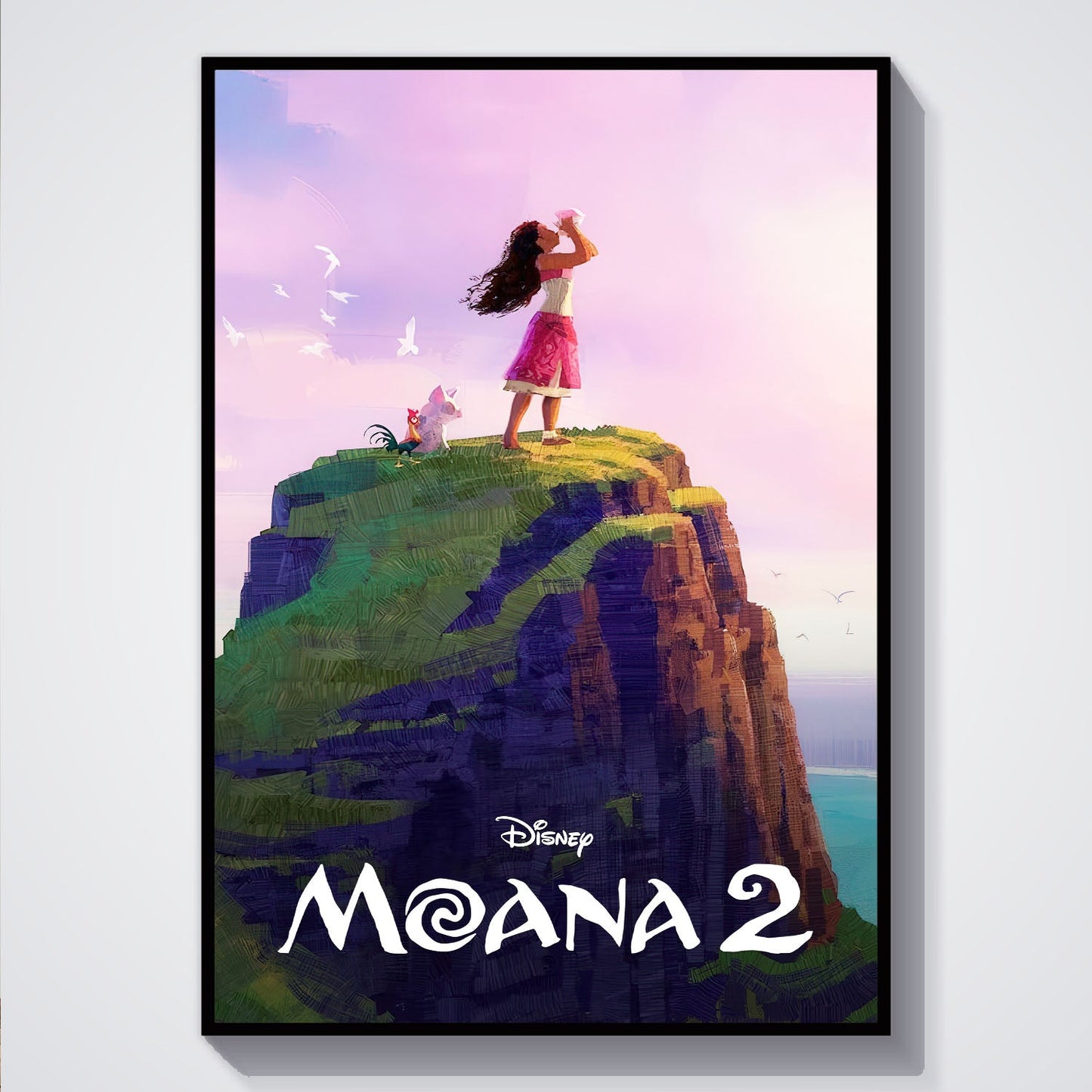 Flex Designs Poster Moana 2 Classic 5 x 7" Home Goods - Movie 2024 Movie Poster
