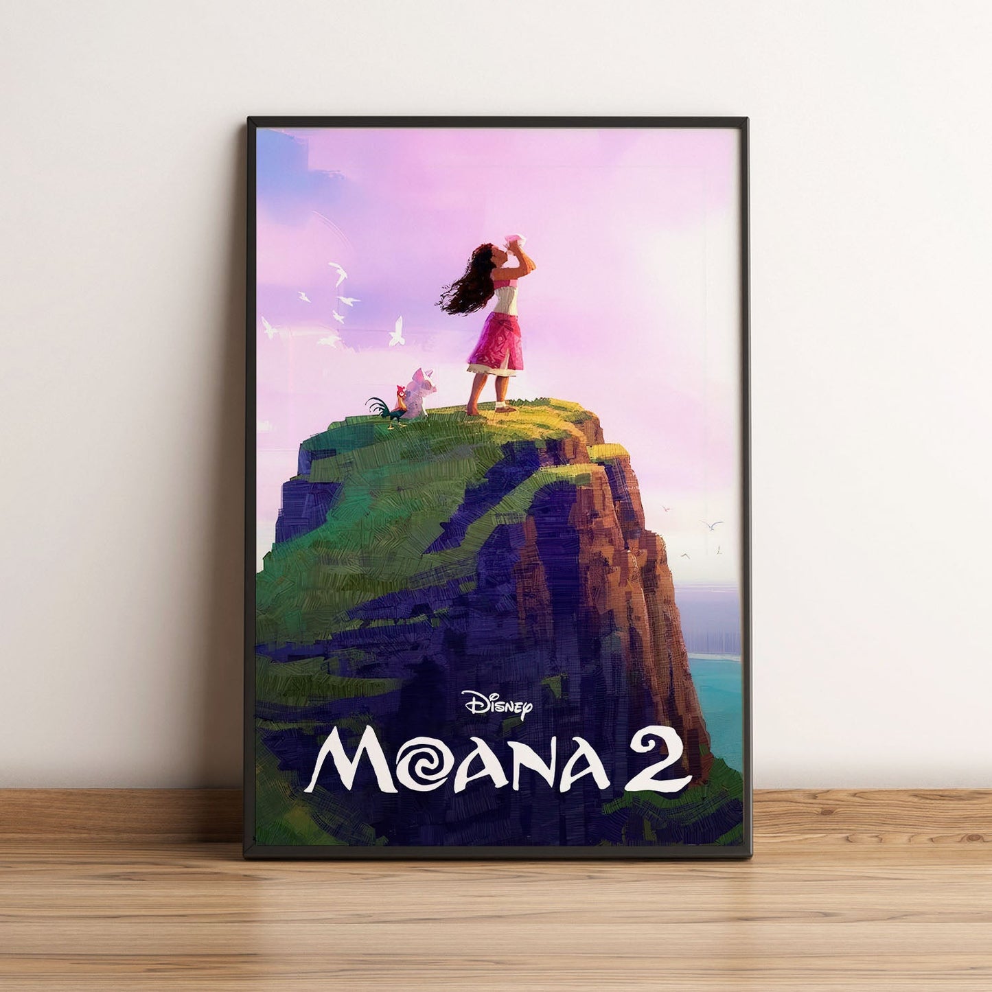 Flex Designs Poster Moana 2 Classic 5 x 7" Home Goods - Movie 2024 Movie Poster