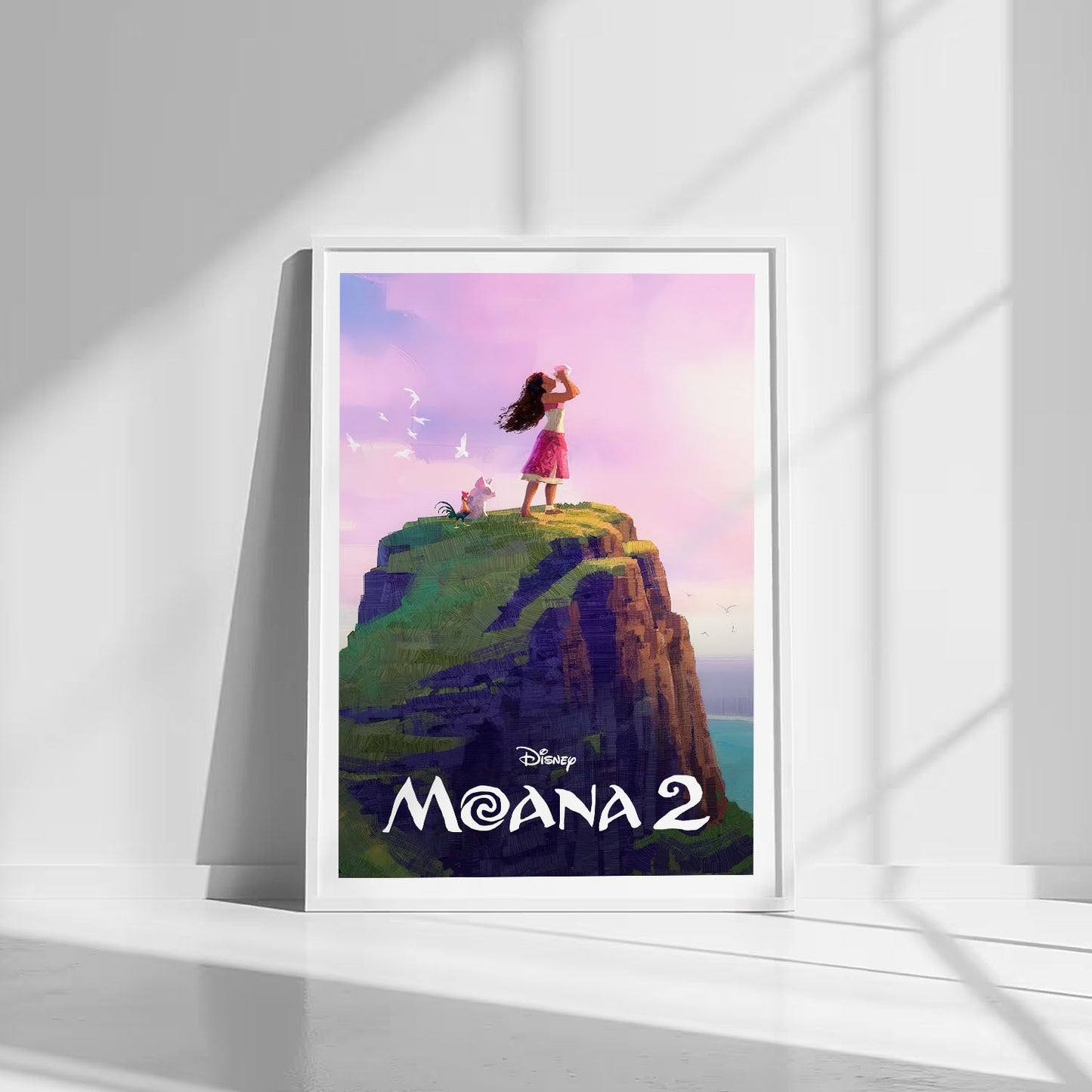 Flex Designs Poster Moana 2 Classic 8 x 10" Home Goods - Movie 2024 Movie Poster