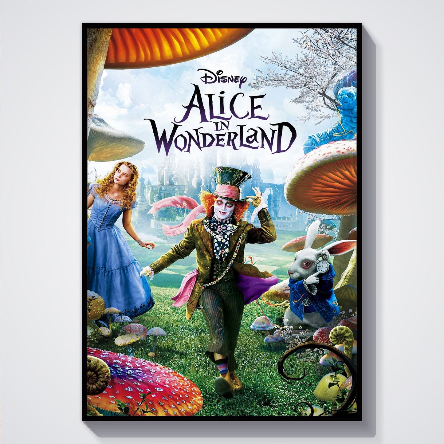 Flex Designs Poster Alice in Wonderland Live Action 5 x 7" Home Goods - Movie 2010 Movie Poster