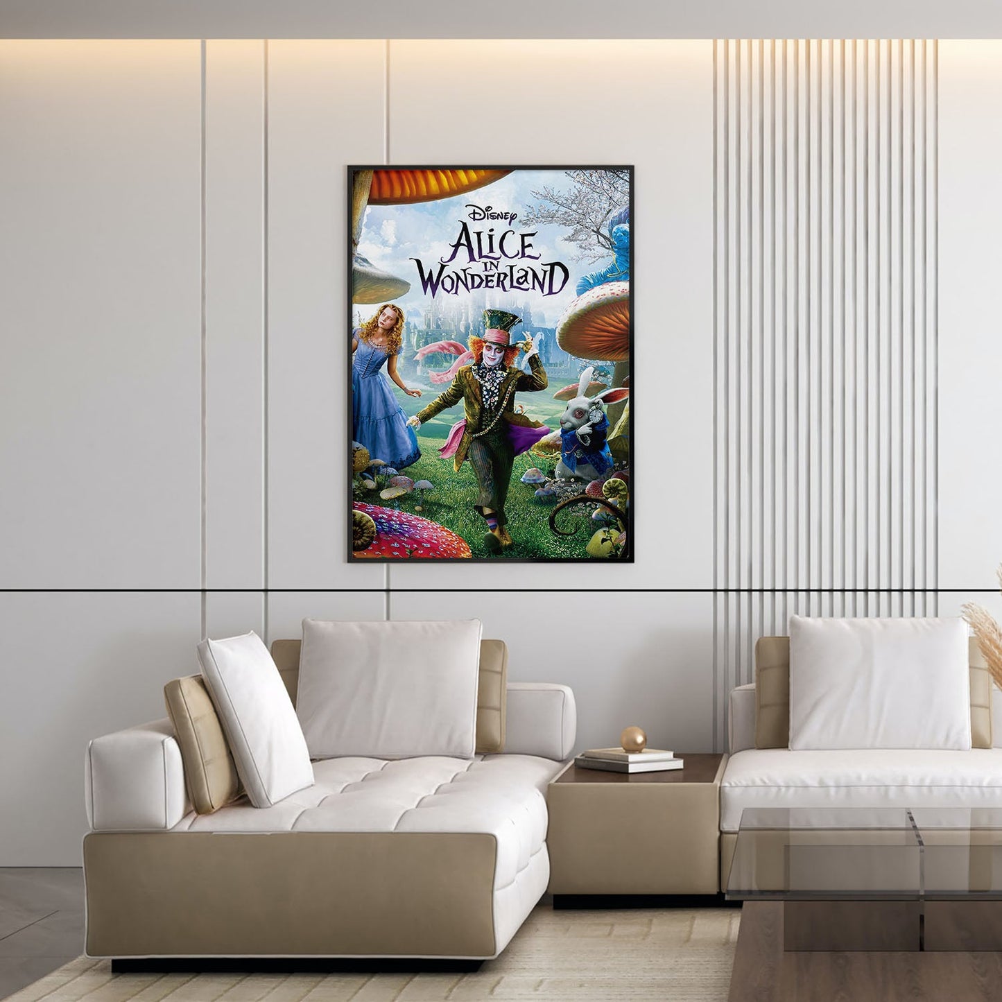 Flex Designs Poster Alice in Wonderland Live Action 5 x 7" Home Goods - Movie 2010 Movie Poster