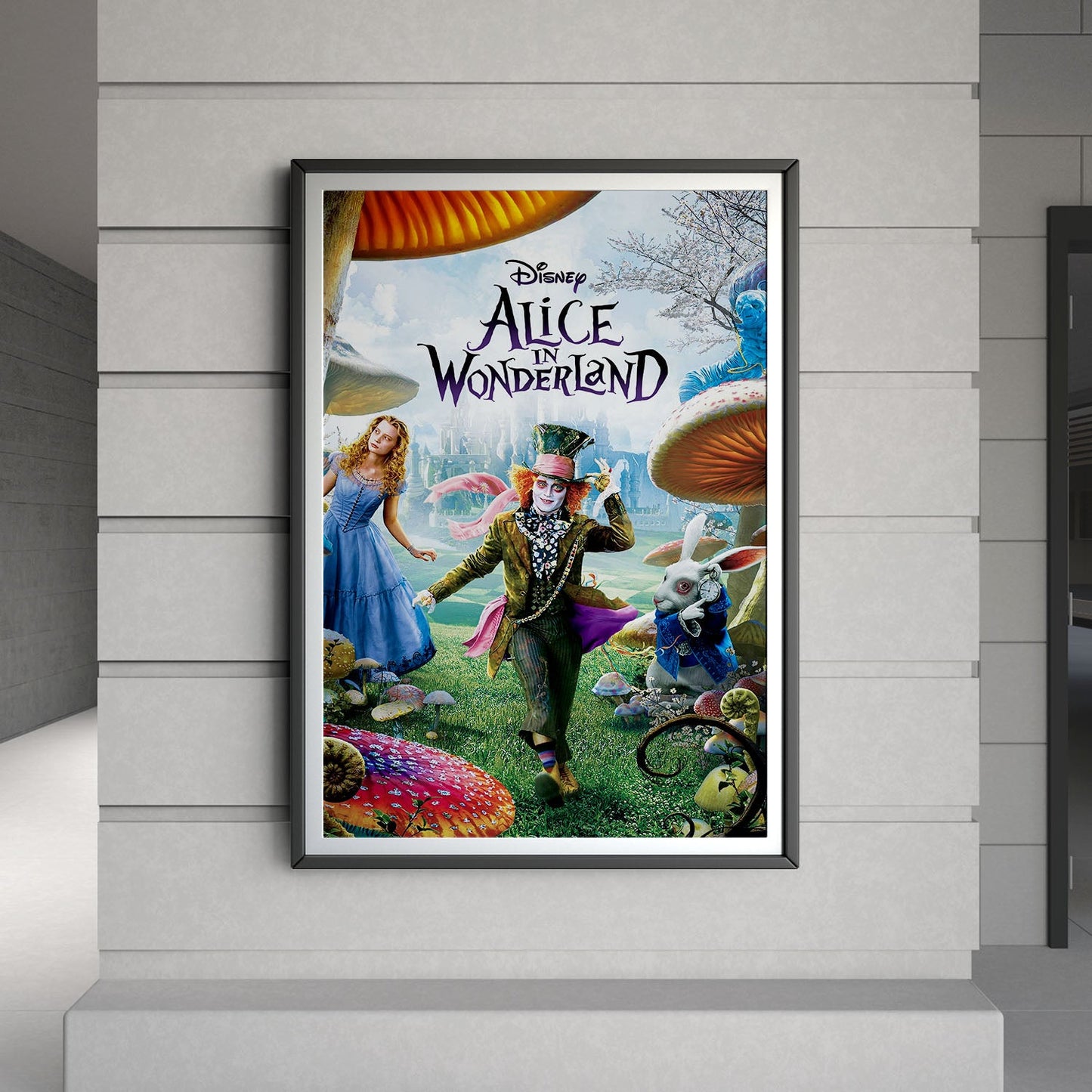 Flex Designs Poster Alice in Wonderland Live Action 8 x 10" Home Goods - Movie 2010 Movie Poster