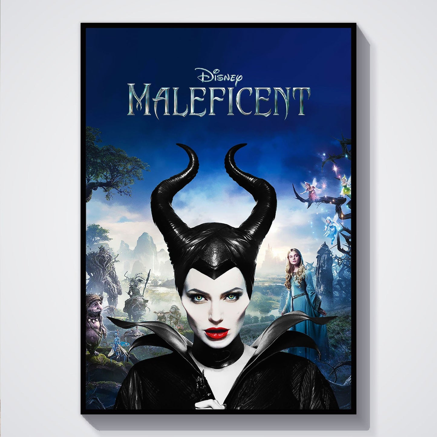Flex Designs Poster Maleficent Live Action 5 x 7" Home Goods - Movie 2014 Movie Poster