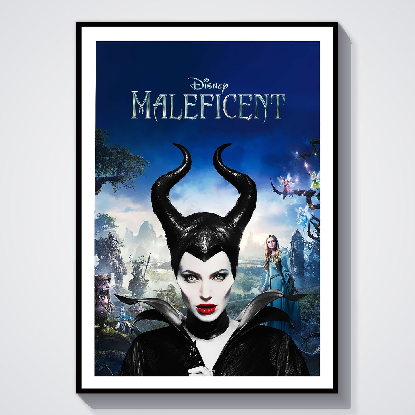 Flex Designs Poster Maleficent Live Action 8 x 10" Home Goods - Movie 2014 Movie Poster