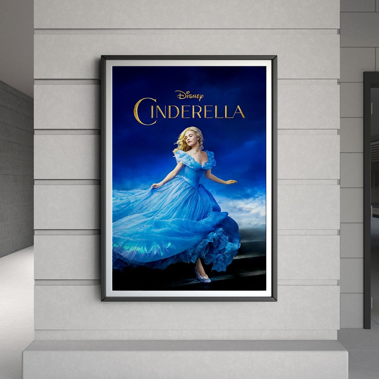 Flex Designs Poster Cinderella Live Action 8 x 10" Home Goods - Movie 2015 Movie Poster