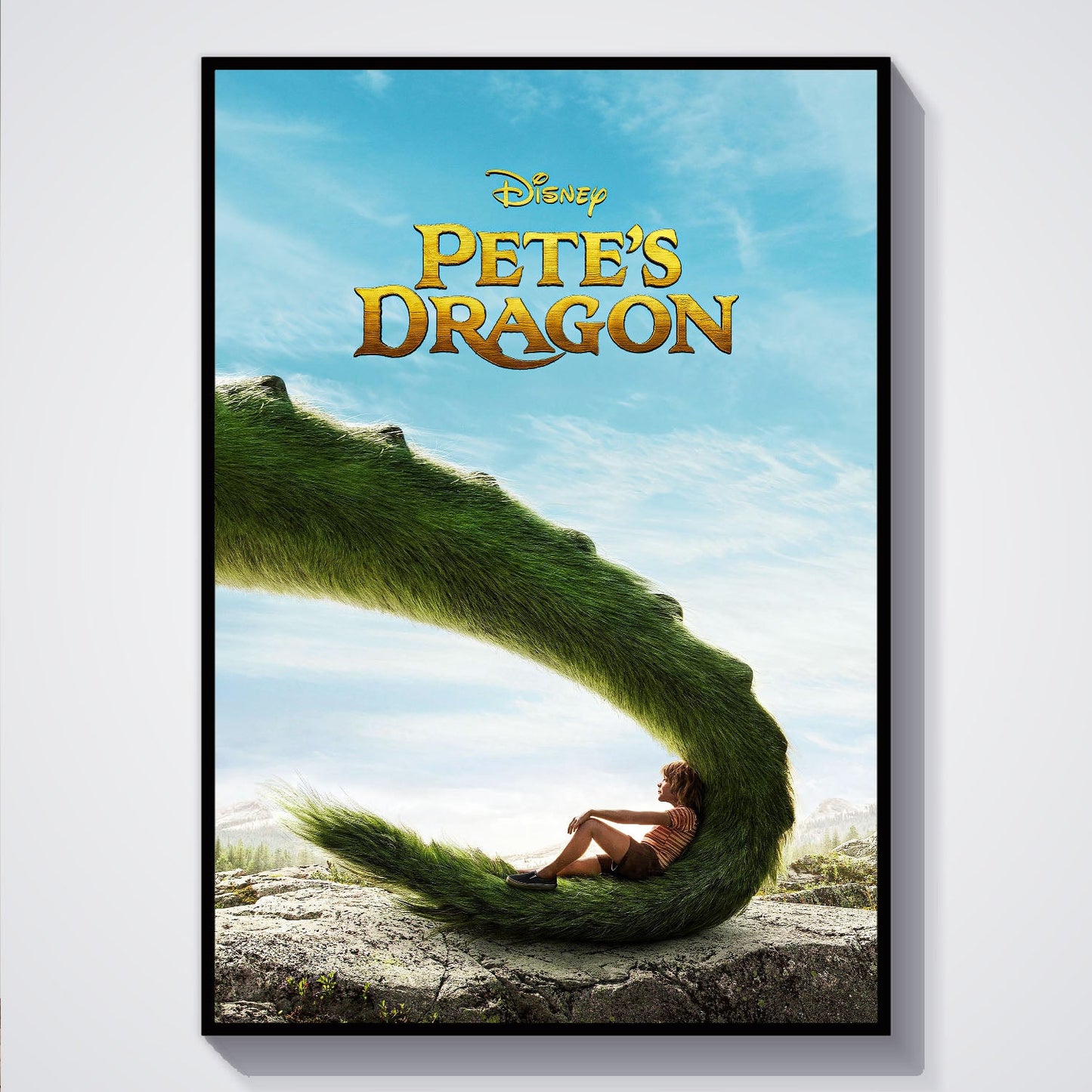 Flex Designs Poster Petes Dragon Live Action 5 x 7" Home Goods - Movie 2016 Movie Poster