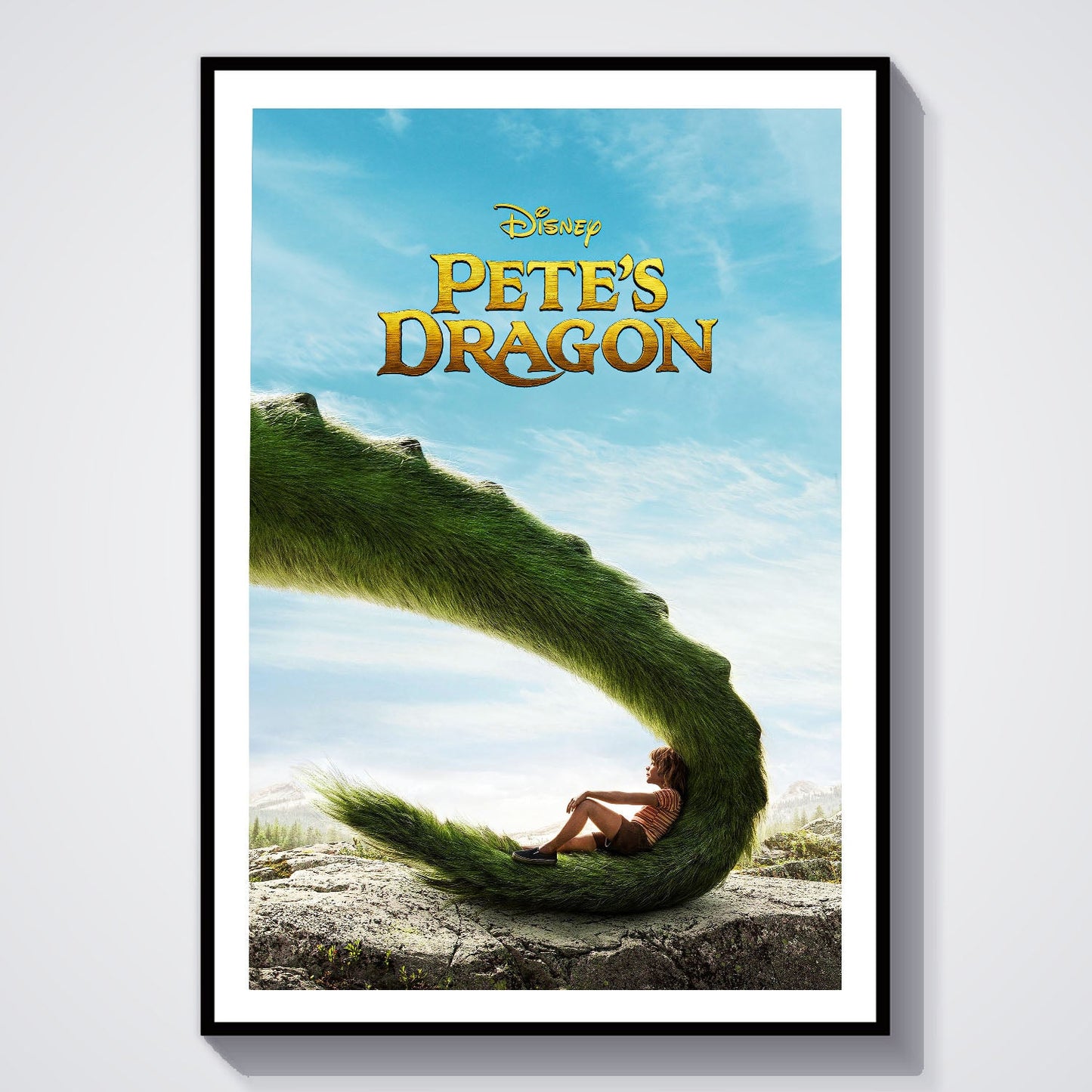 Flex Designs Poster Petes Dragon Live Action 8 x 10" Home Goods - Movie 2016 Movie Poster