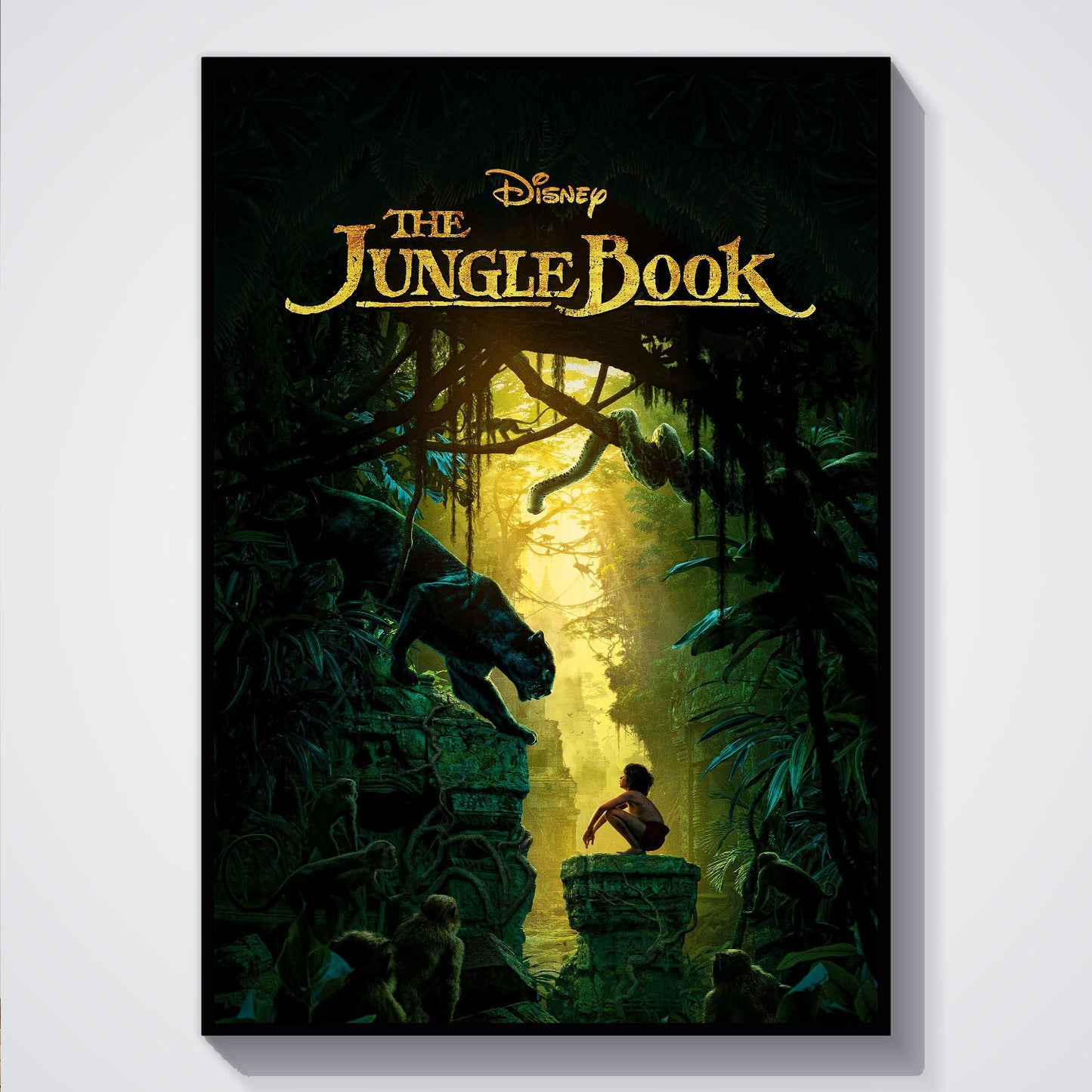 Flex Designs Poster The Jungle Book Live Action 5 x 7" Home Goods - Movie 2016 Movie Poster