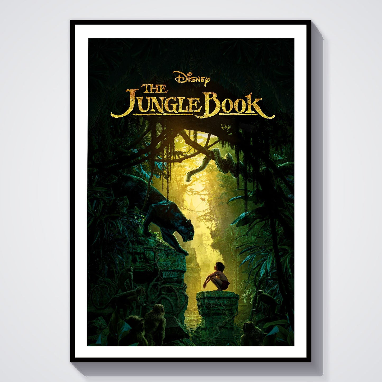 Flex Designs Poster The Jungle Book Live Action 8 x 10" Home Goods - Movie 2016 Movie Poster