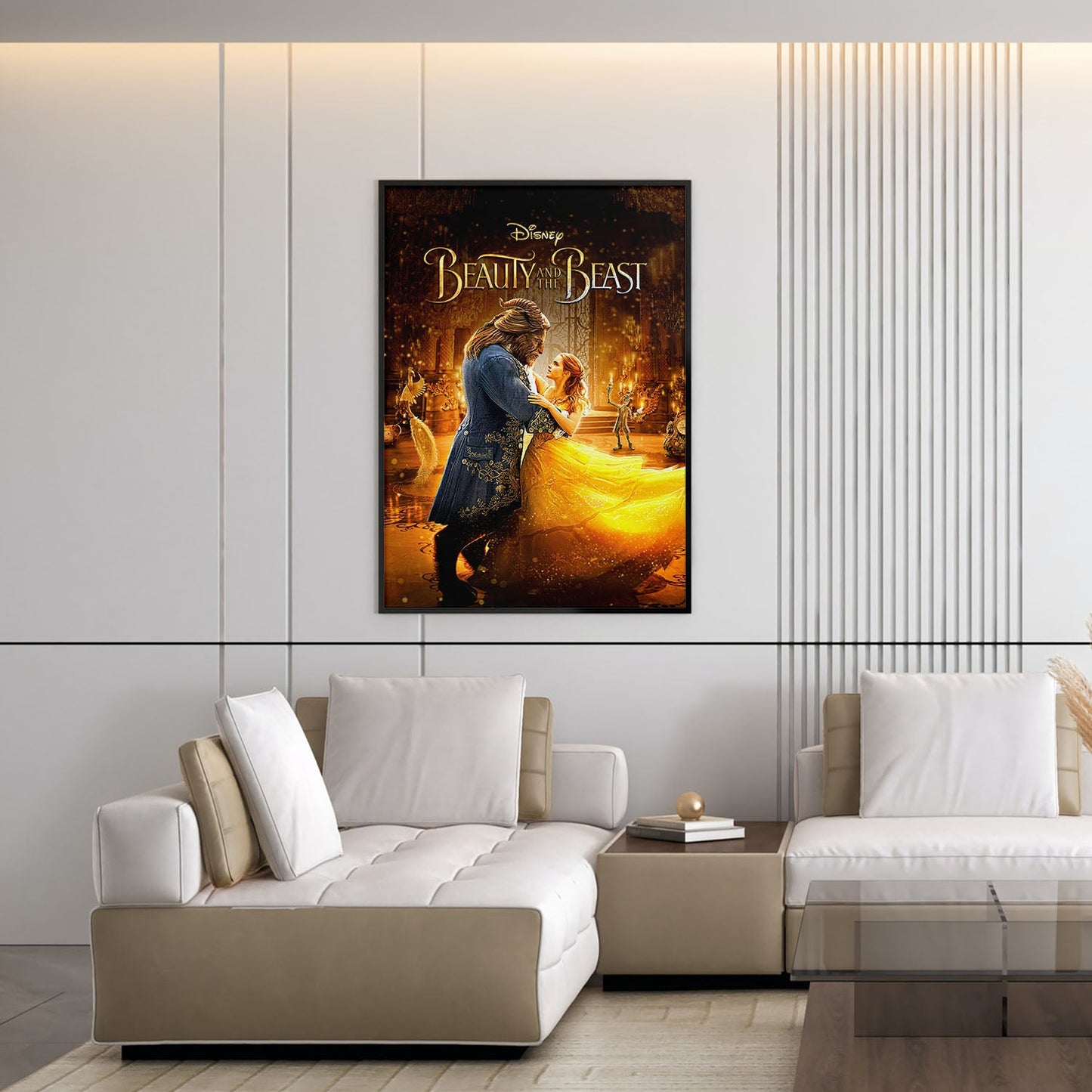 Flex Designs Poster Beauty and the Beast Live Action 5 x 7" Home Goods - Movie 2017 Movie Poster