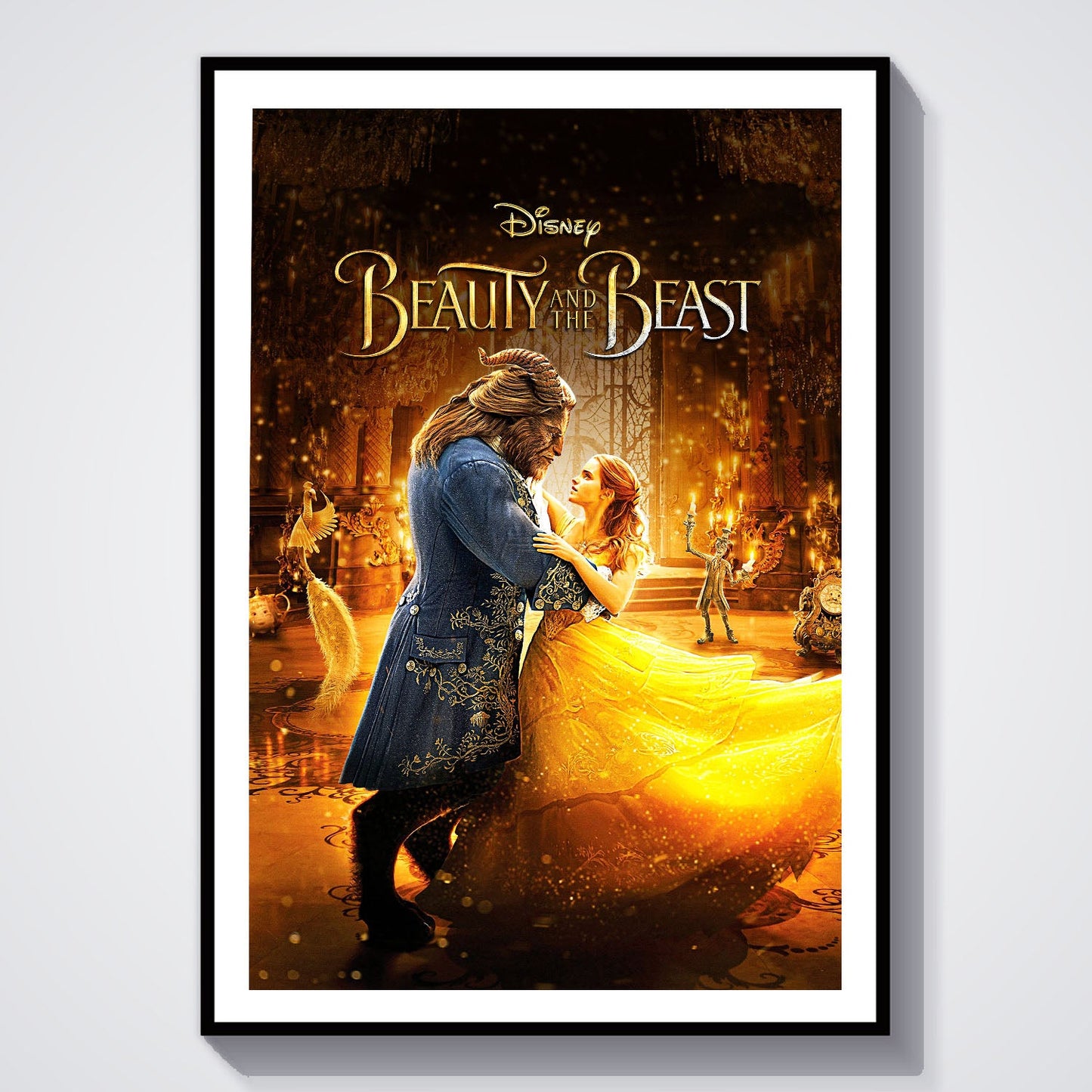Flex Designs Poster Beauty and the Beast Live Action 8 x 10" Home Goods - Movie 2017 Movie Poster