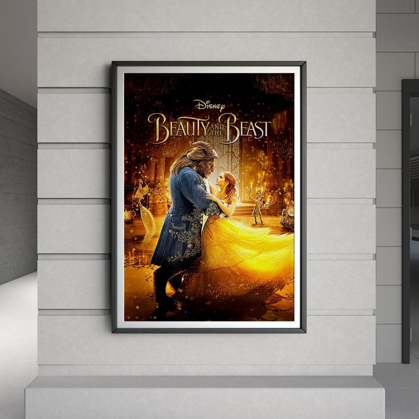 Flex Designs Poster Beauty and the Beast Live Action 8 x 10" Home Goods - Movie 2017 Movie Poster