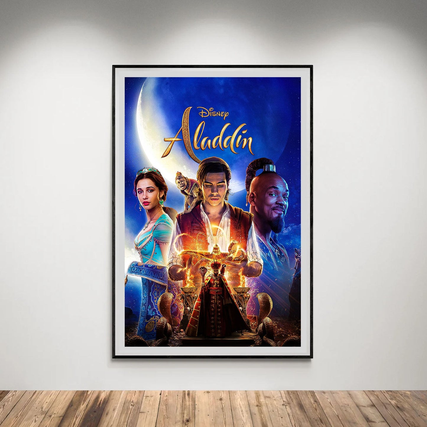 Flex Designs Poster Aladdin Live Action 5 x 7" Home Goods - Movie 2019 Movie Poster