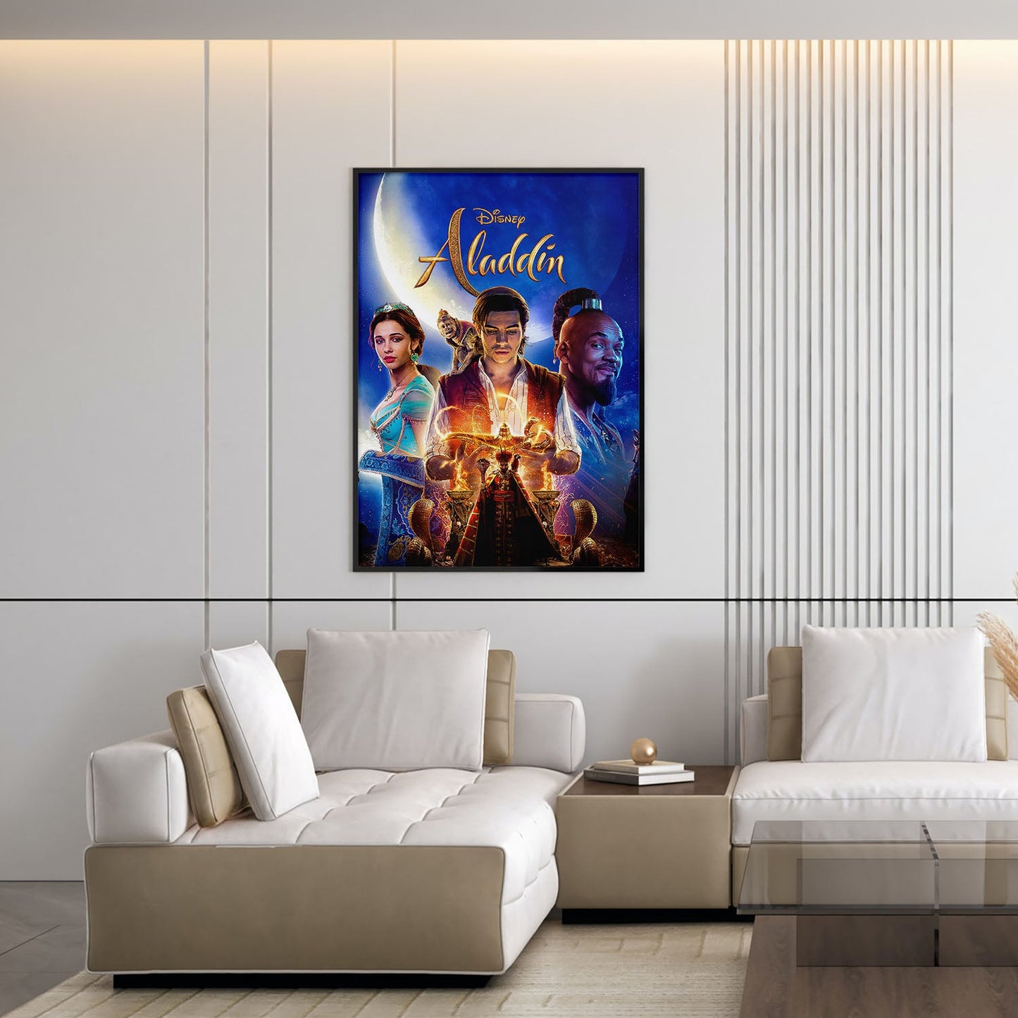 Flex Designs Poster Aladdin Live Action 5 x 7" Home Goods - Movie 2019 Movie Poster