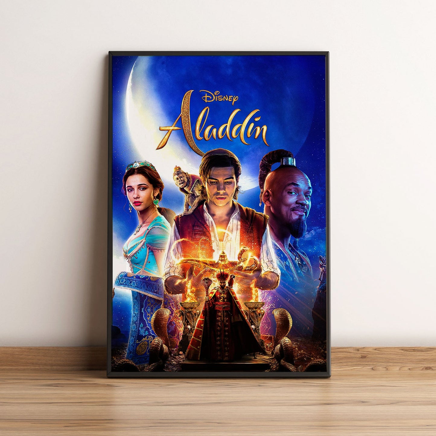 Flex Designs Poster Aladdin Live Action 5 x 7" Home Goods - Movie 2019 Movie Poster