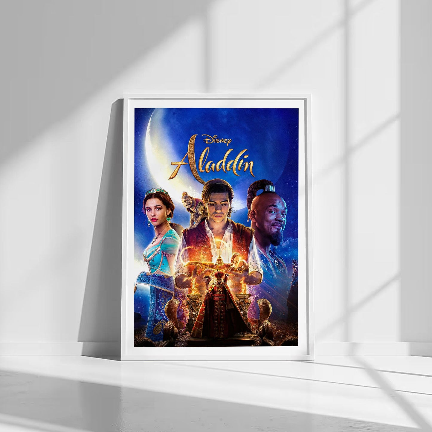 Flex Designs Poster Aladdin Live Action 8 x 10" Home Goods - Movie 2019 Movie Poster